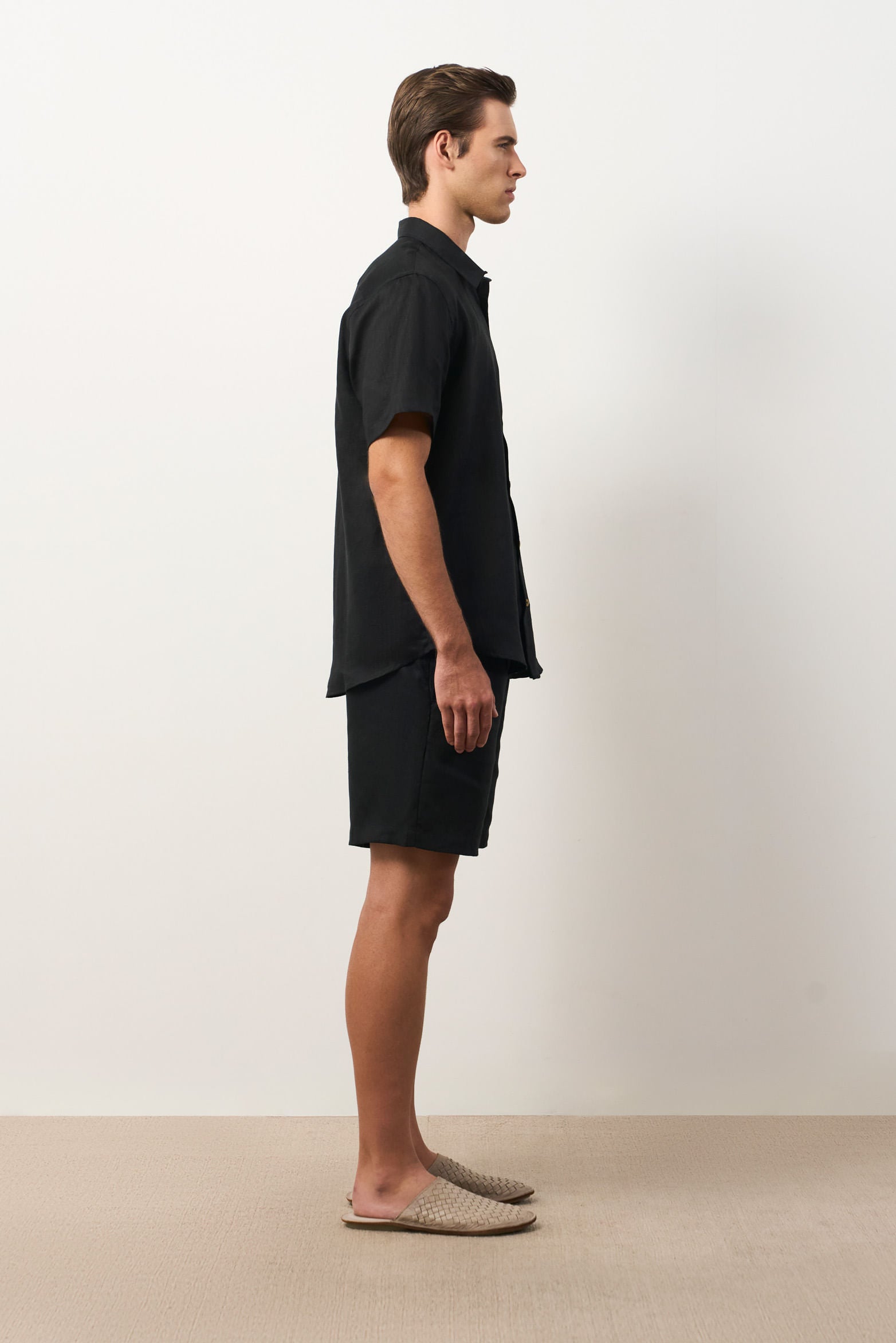 Men's Siena Short Sleeve Linen Shirt