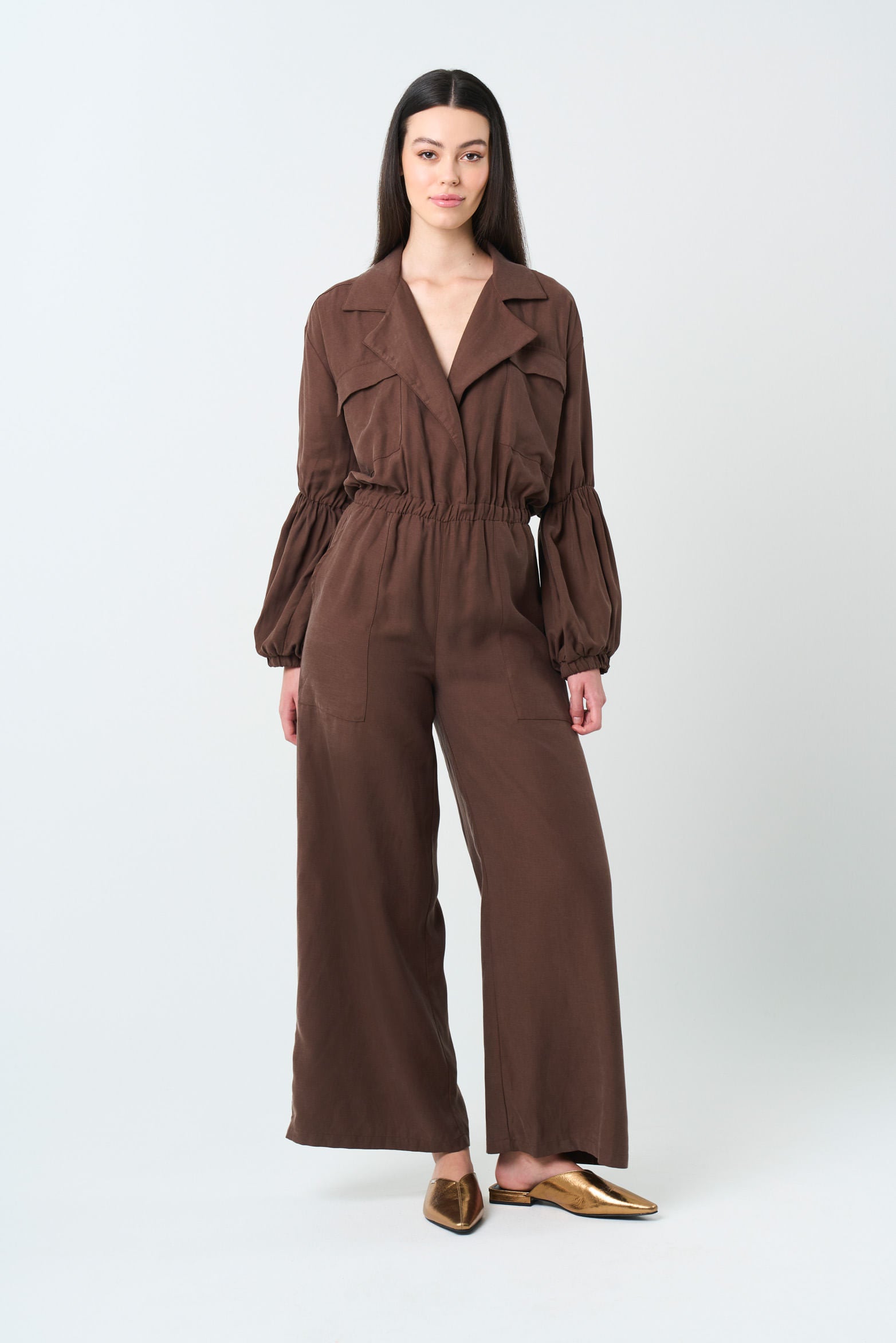Gael Women's Long-Sleeve Jumpsuit