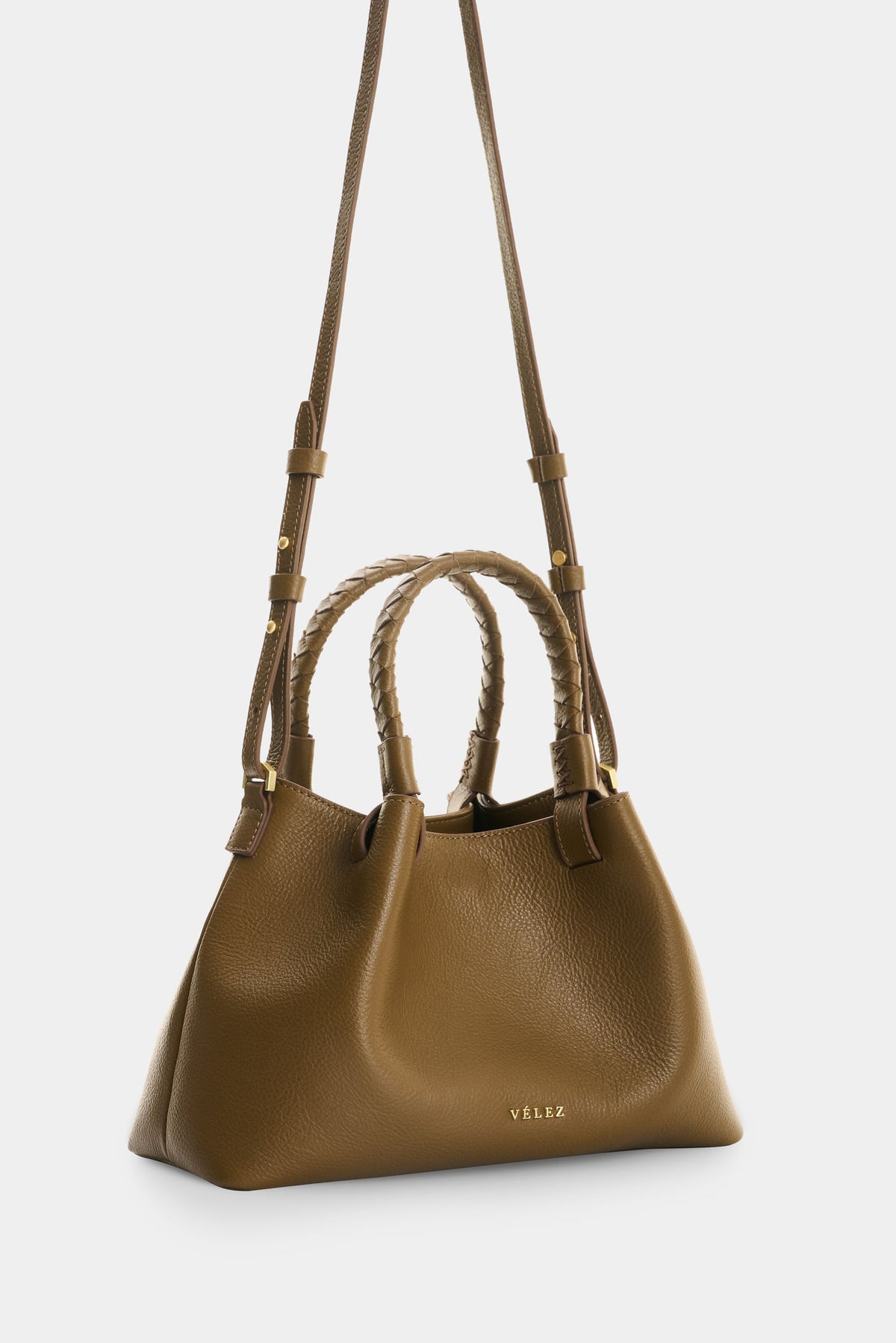 Leather crossbody bag for women Alessia