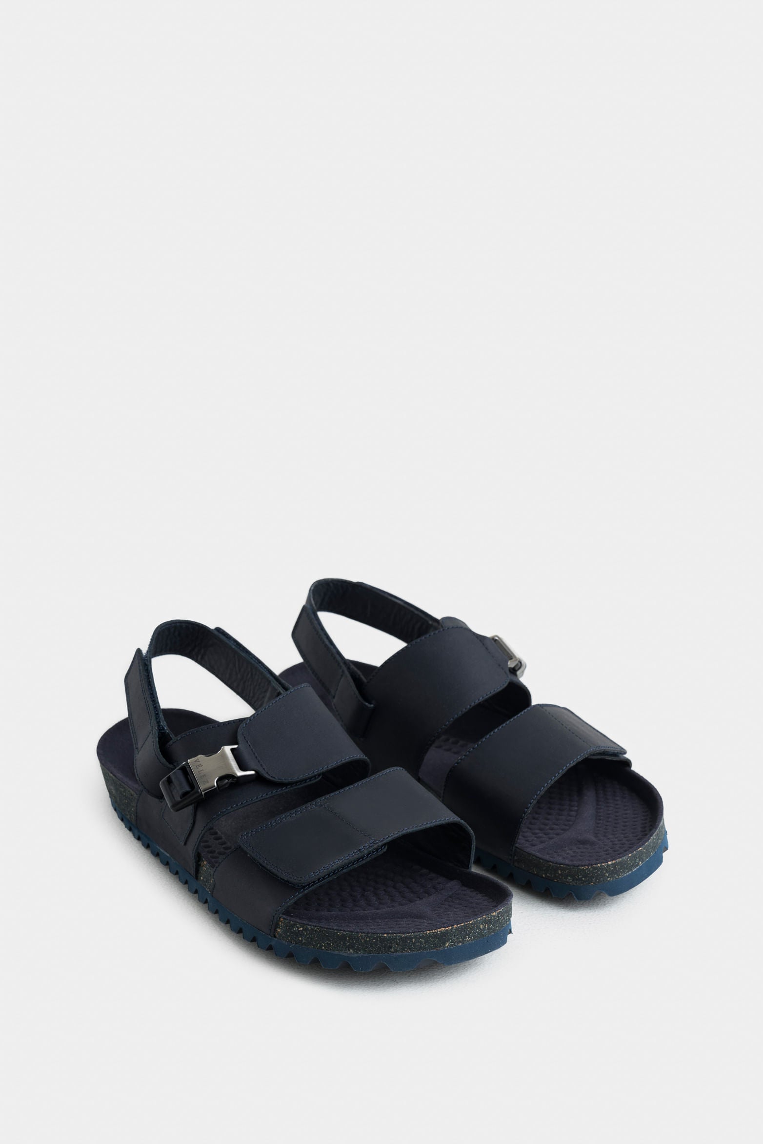 Orcian Leather Sandals for Men with Ankle Strap
