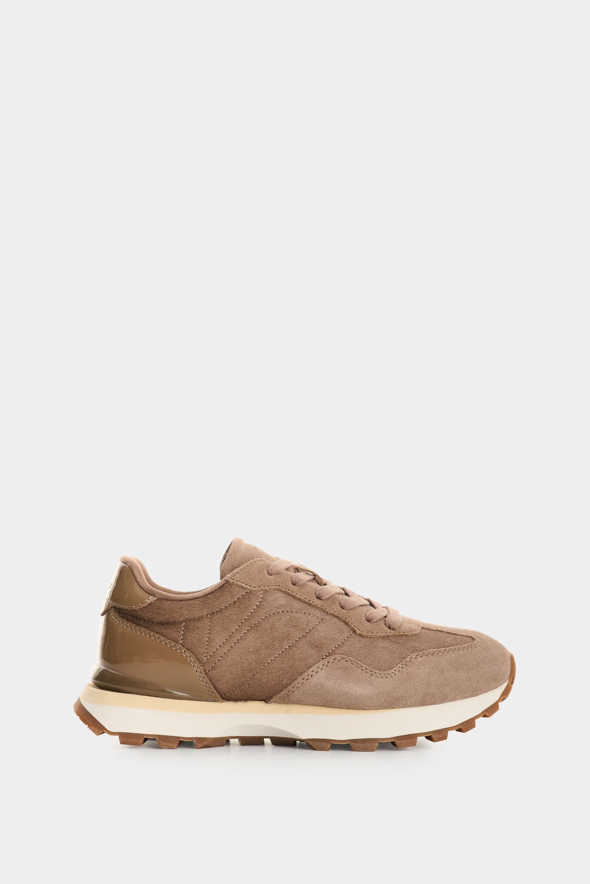 Women's Sahara Hair-On and Folia Leather Sneakers