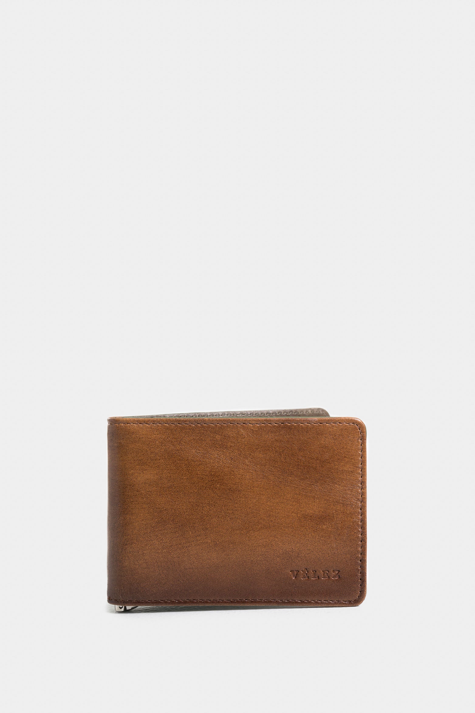 Helios leather billfold wallet for men with minimalist silhouette