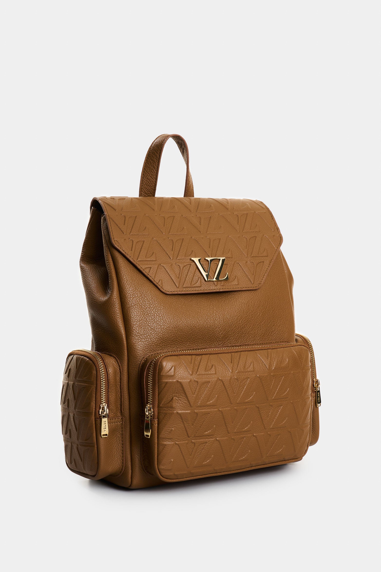 Silene Monogram Leather Backpack for Women