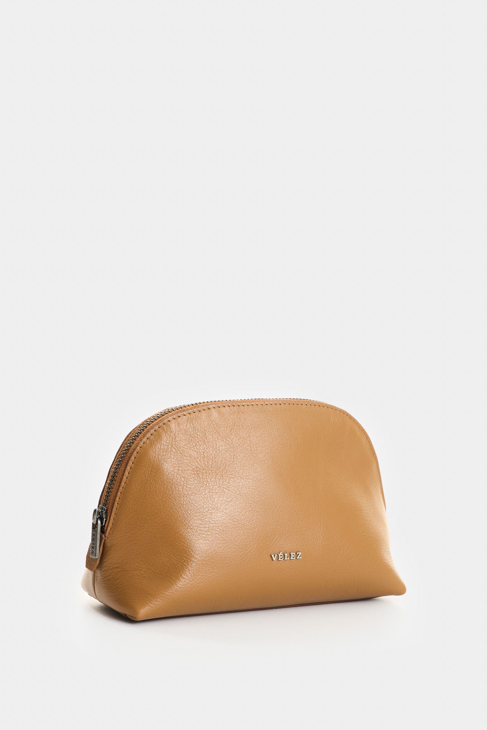 Nacre Leather Cosmetic Bag for Women