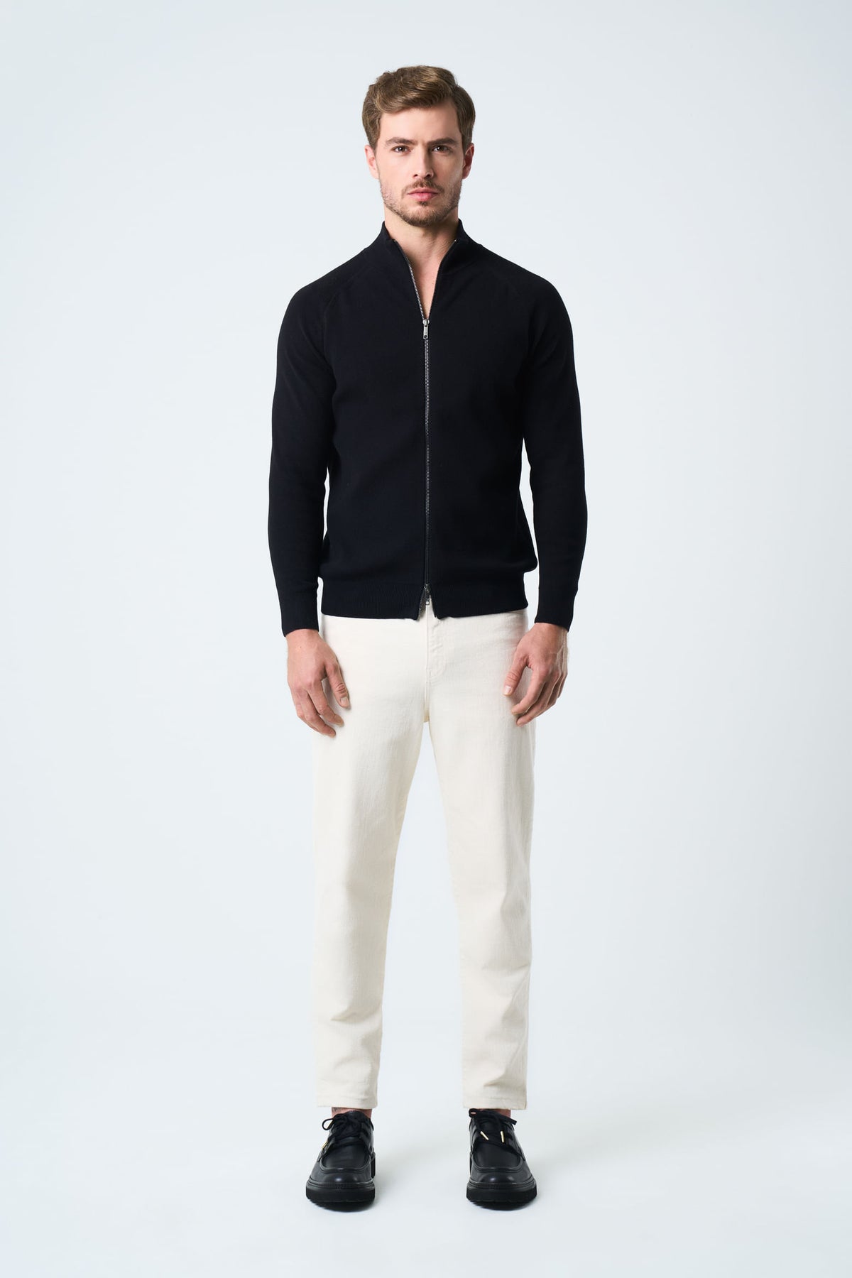 Misuri Knit Sweater for Men with High Neck