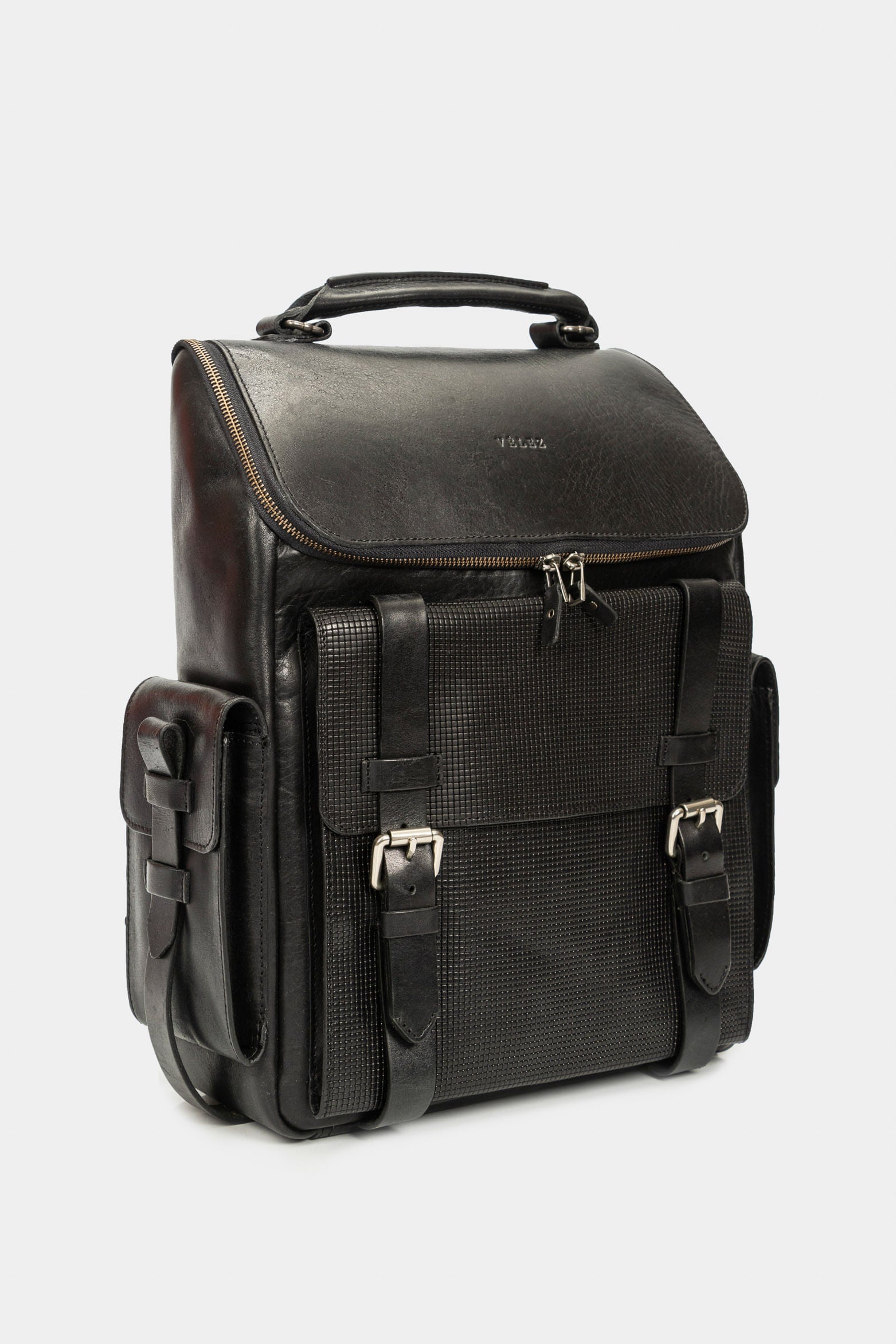 New Archaeology leather backpack for men