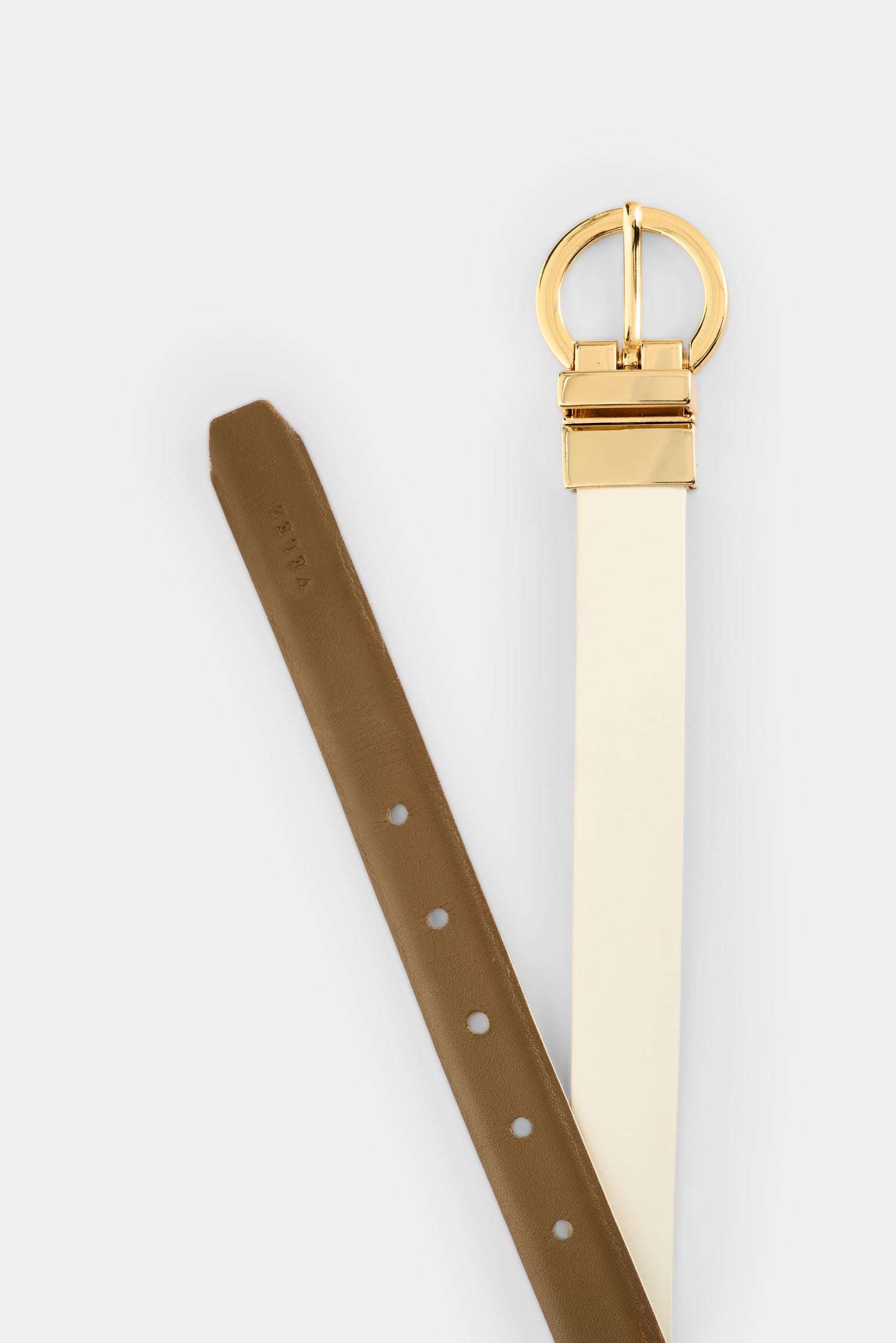 Reversible leather belt for women Flamia