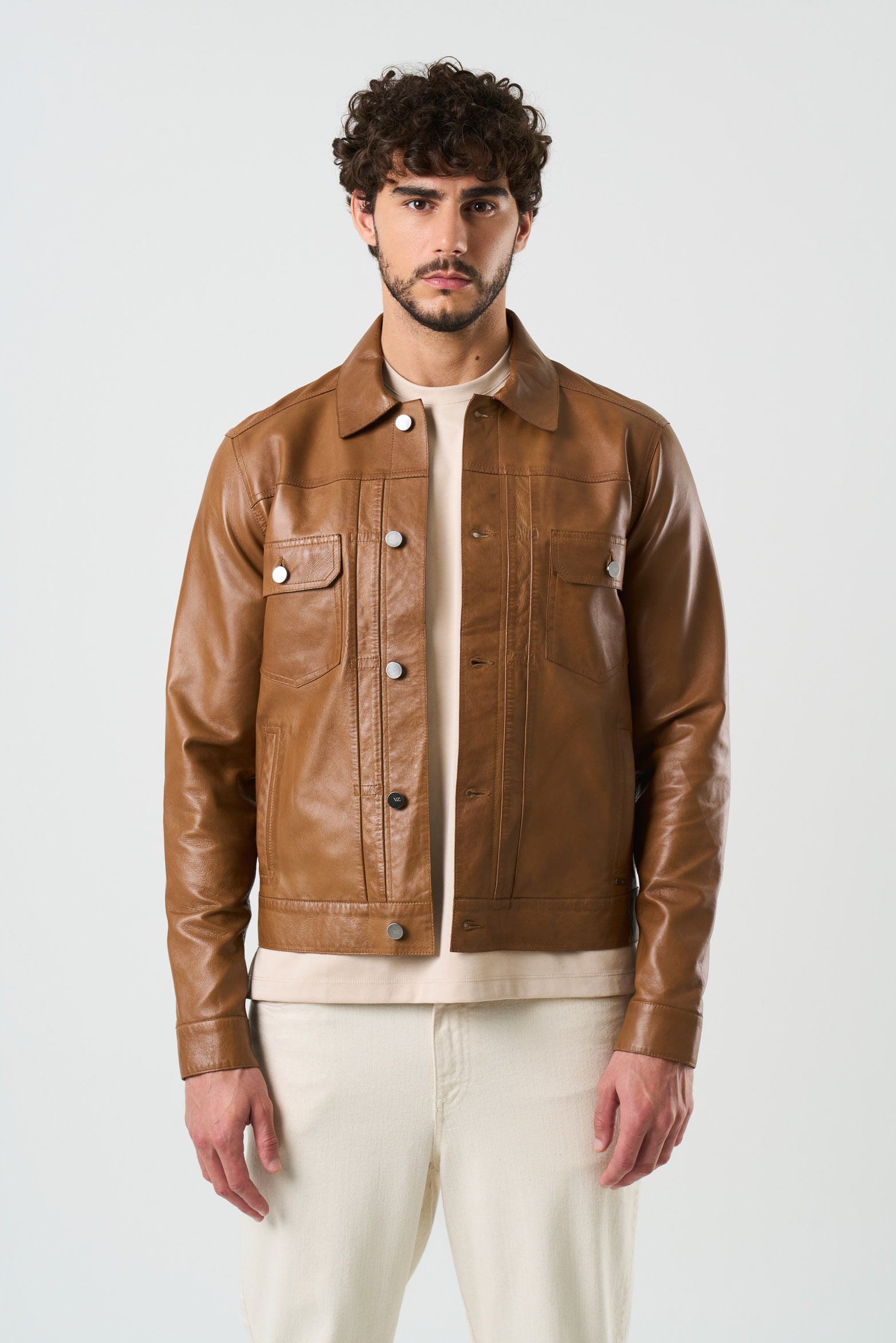 Paraná Classic Leather Trucker Jacket