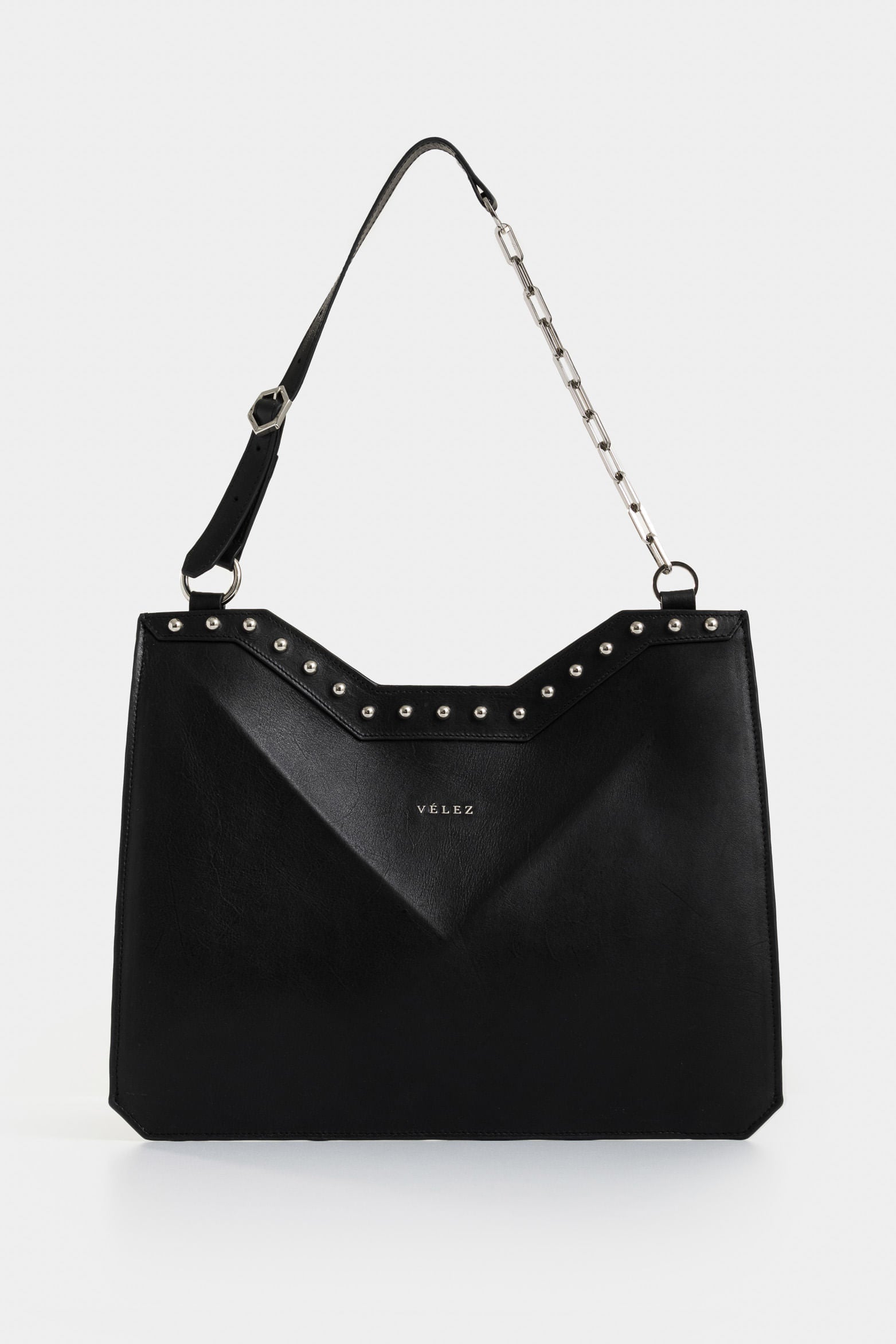 Magena Mini Leather Shopping Bag for Women with Hexagonal Structure