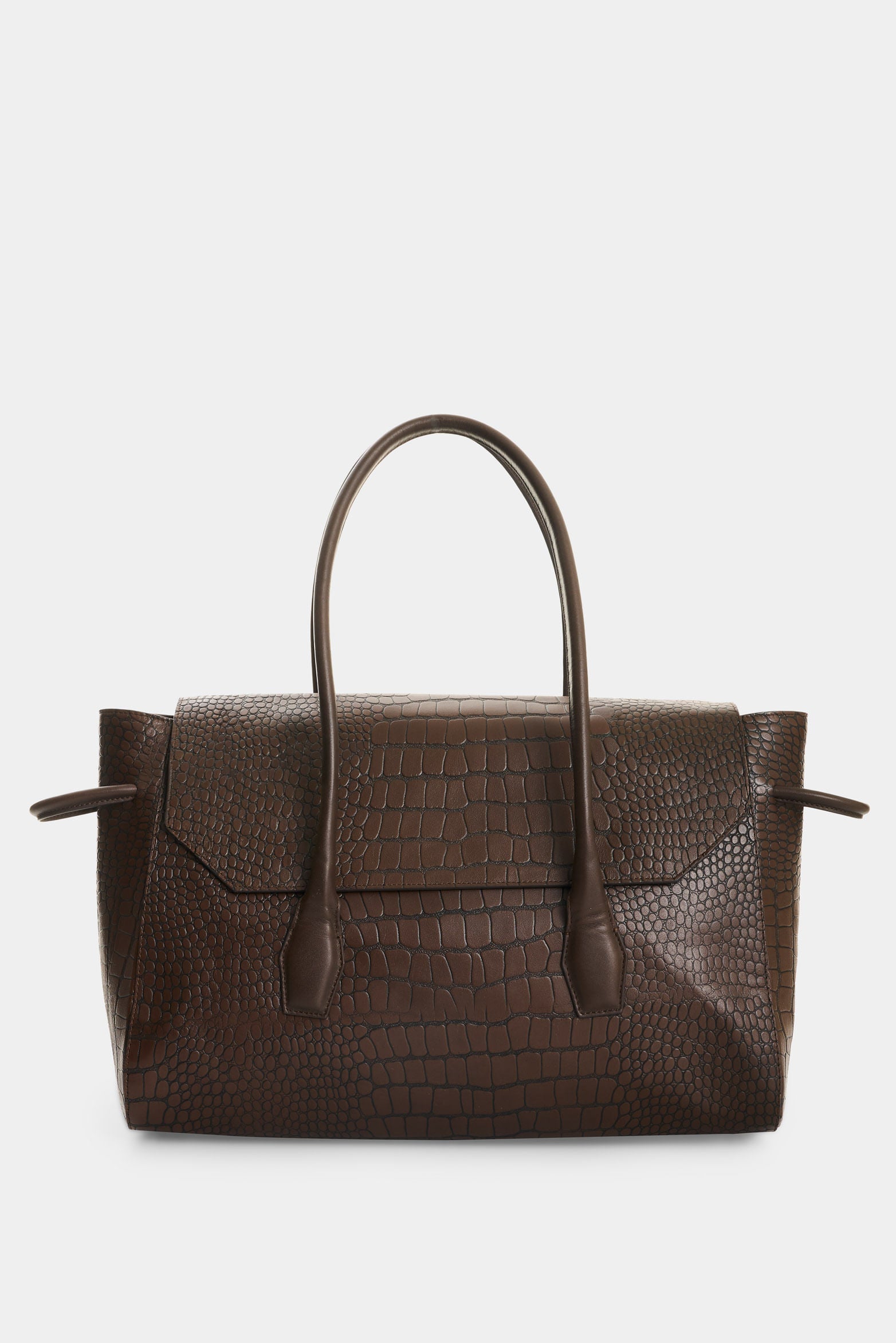 Men's Croco Leather Shopping Bag
