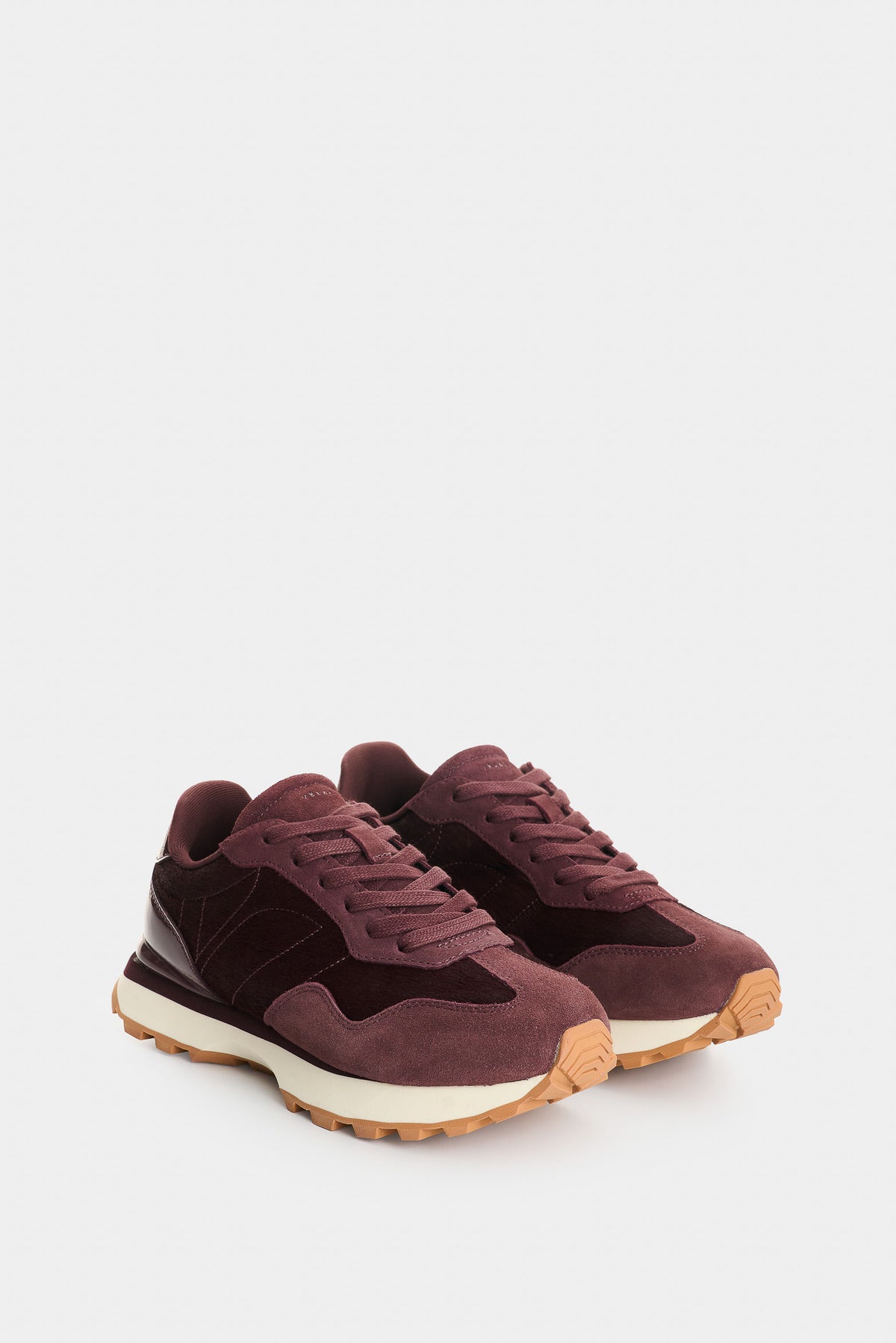 Women's Sahara Hair-On and Folia Leather Sneakers