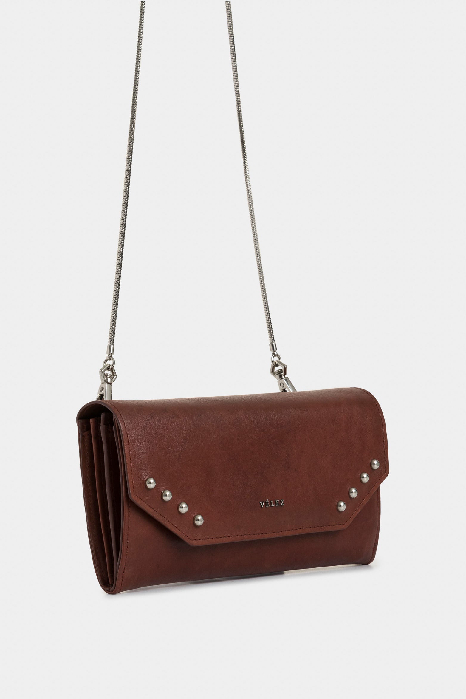 Kauai structured leather checkbook holder for women