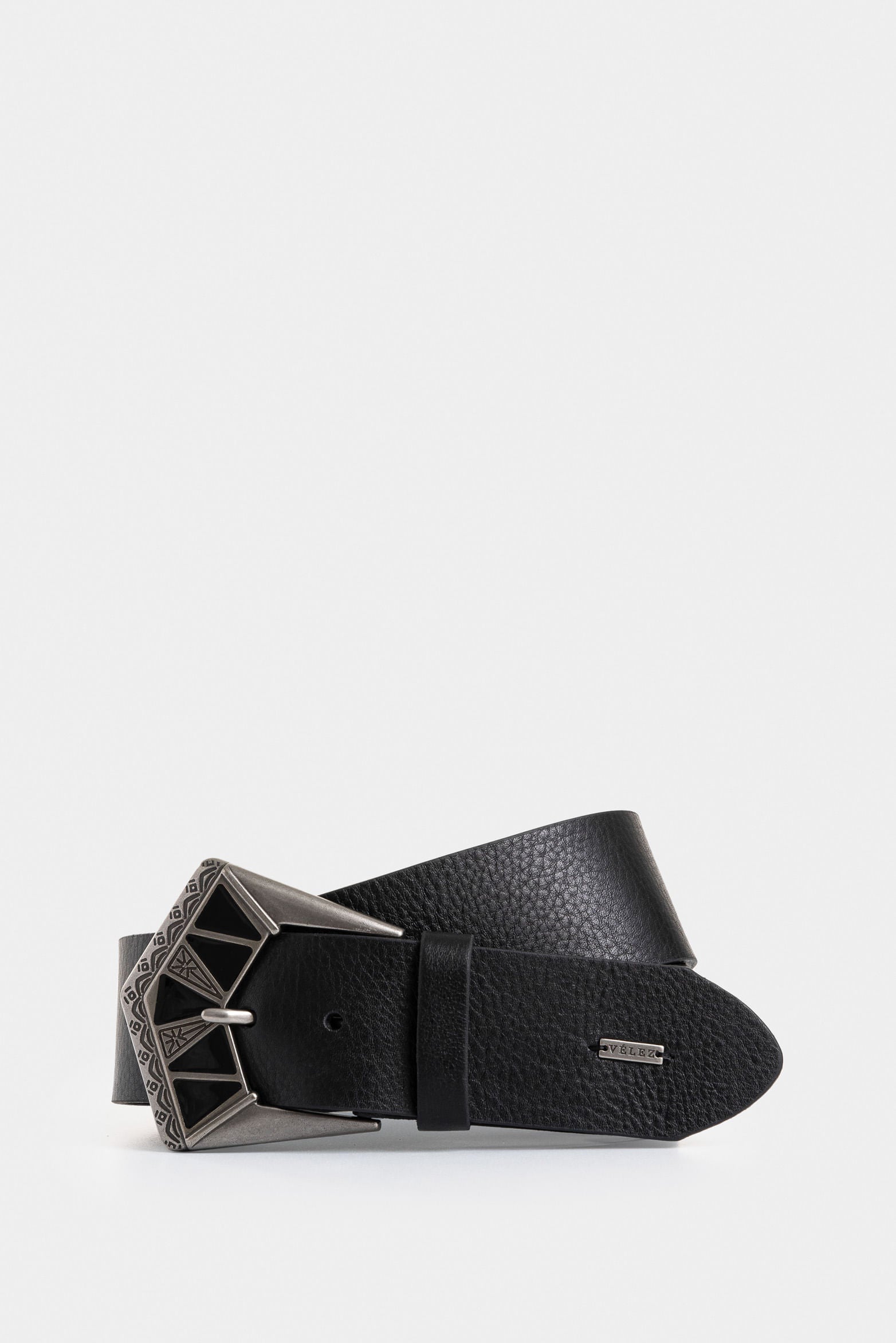 Fajín Tribolé Leather Tunic for Women with Tone-On-Tone Edging