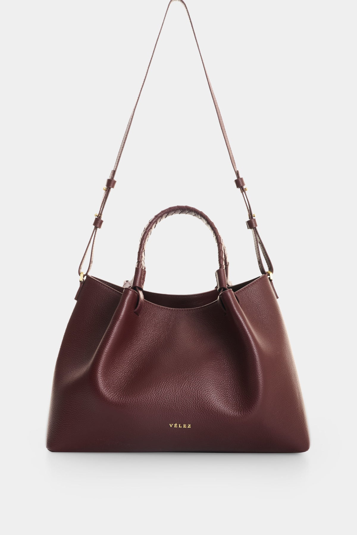 Leather bowling bag for women Alessia