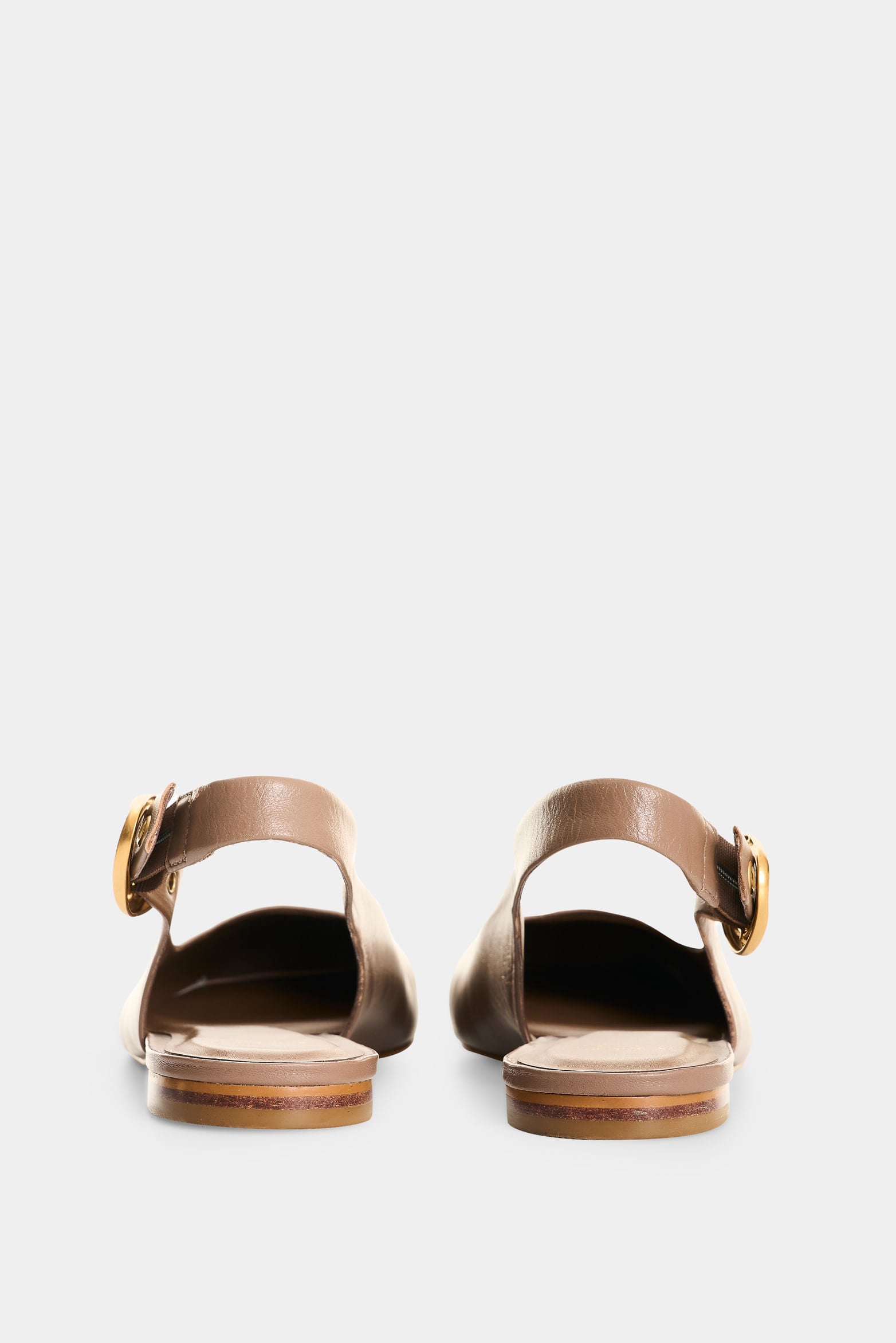Leather ballet flat for women Aura