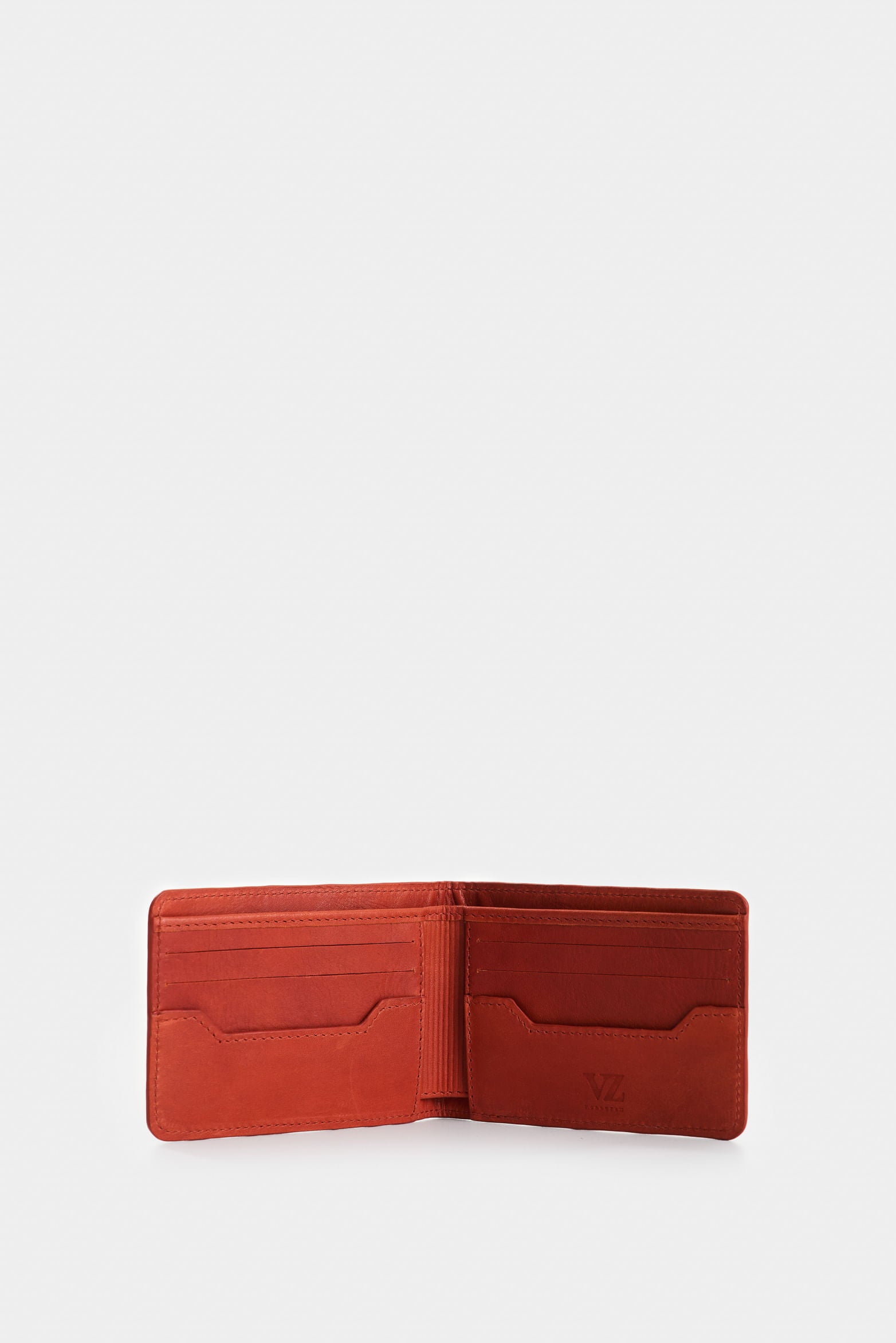 Alden Men's Leather Monogram Wallet