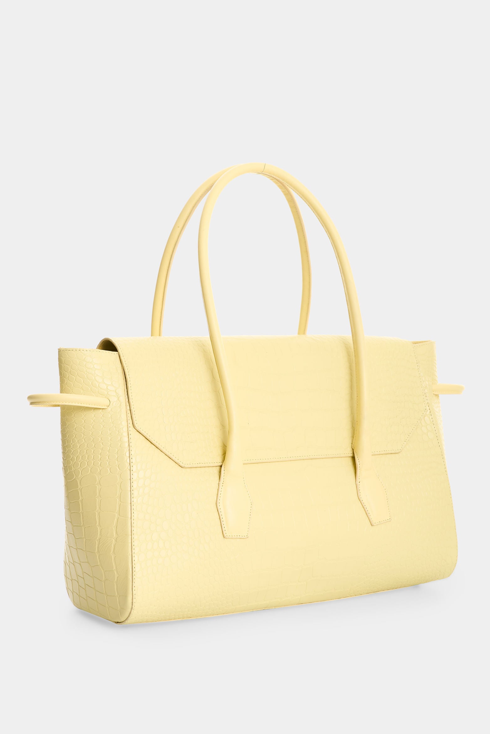 Men's Croco Leather Shopping Bag