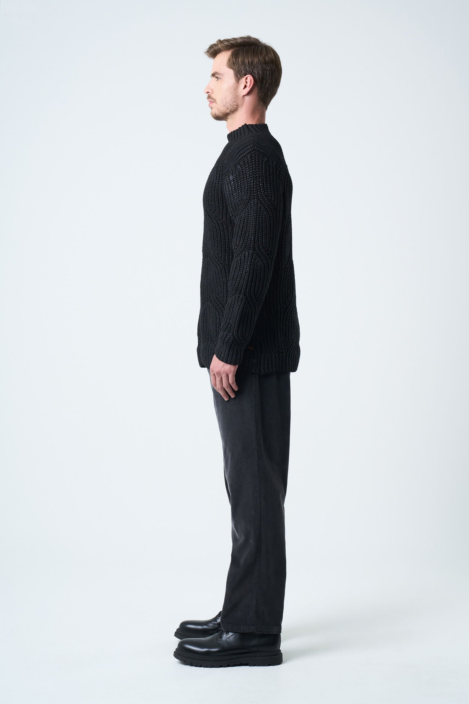 Orion Pleated Pants for Men Semi-Relaxed Fit