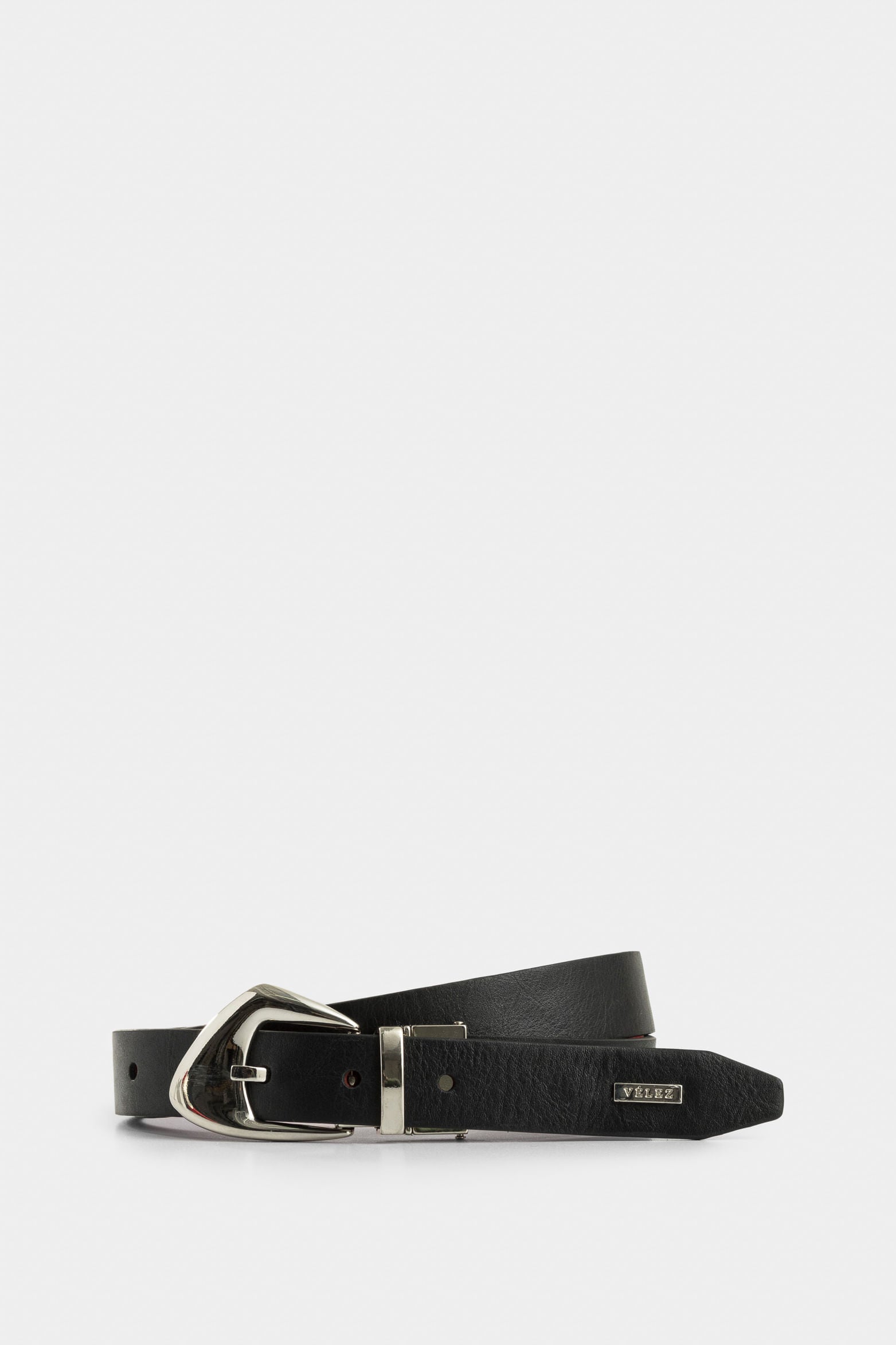 Dusk Double-Sided Leather Belt for Women with Hexagonal Tip