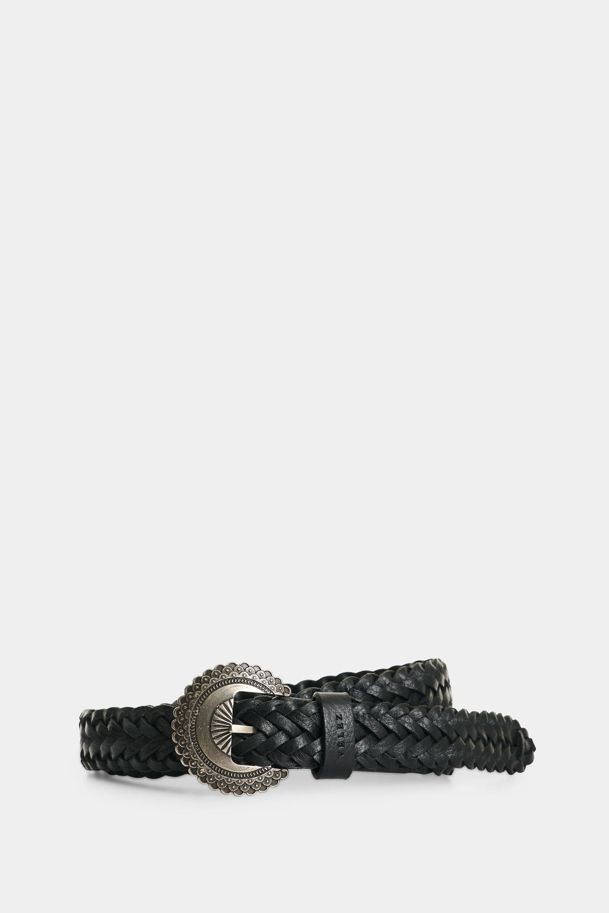 Braided leather belt for women Anam