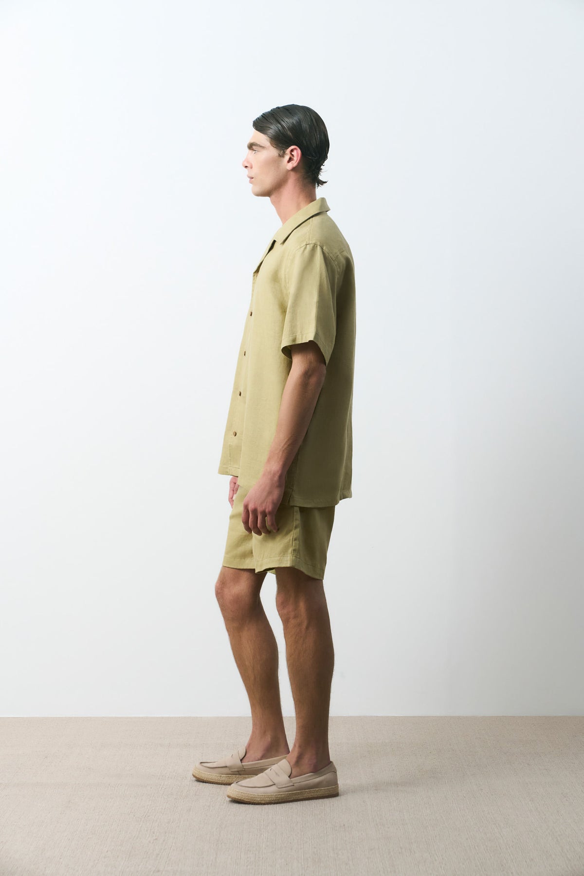 Málaga short-sleeve linen shirt for men