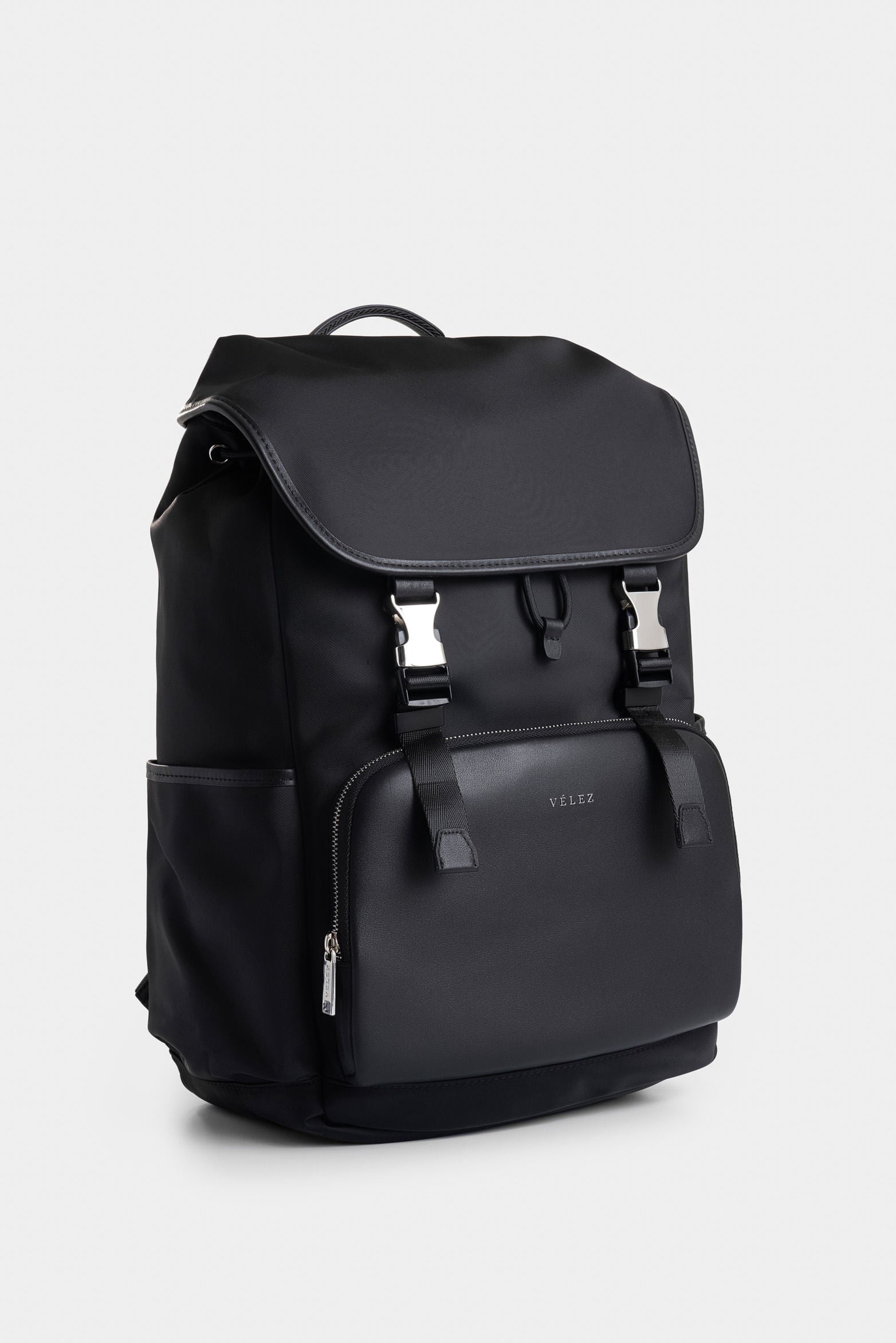 Torino Leather and Textile Backpack for Men with Timeless Design