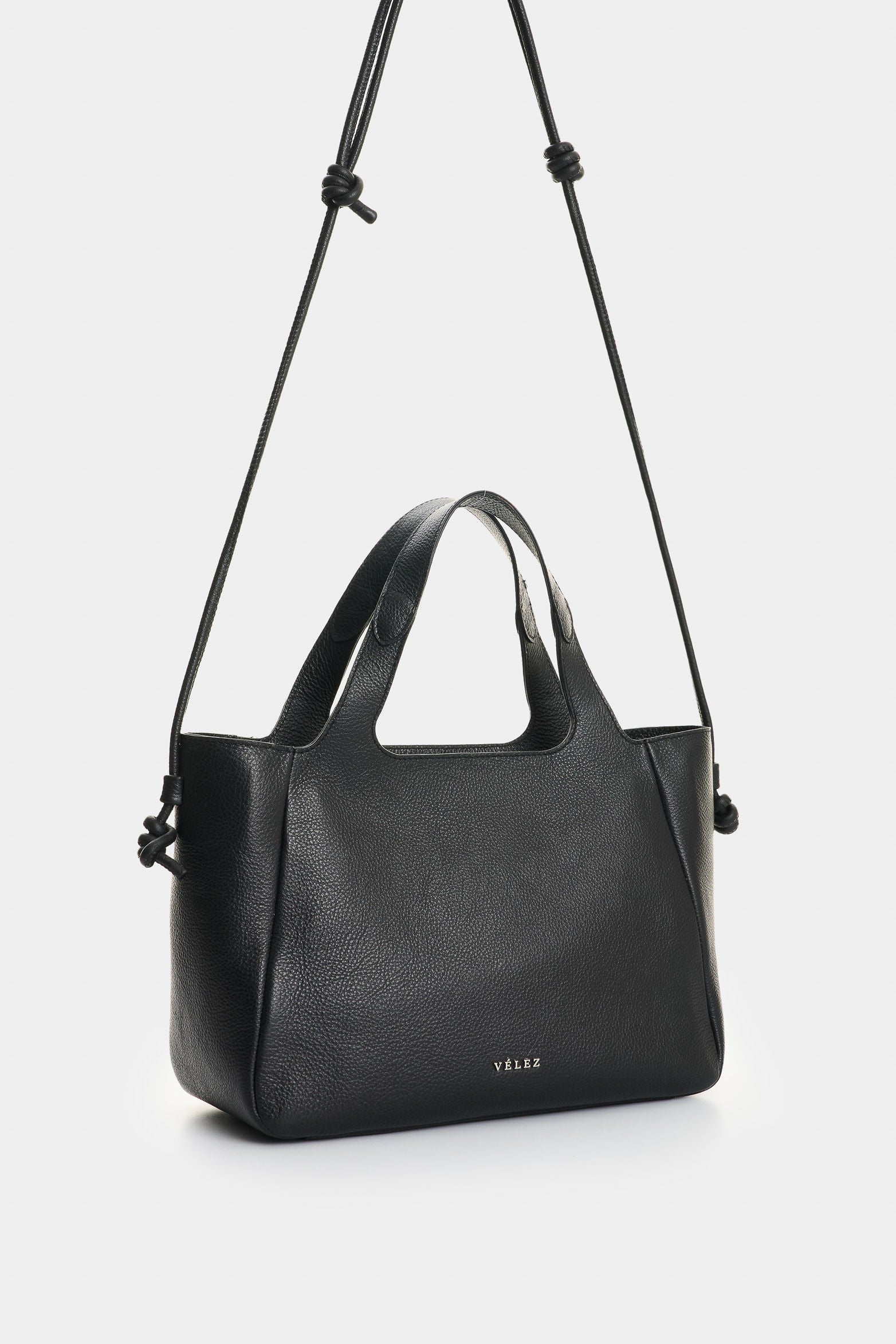 Ailana leather bowling bag for women