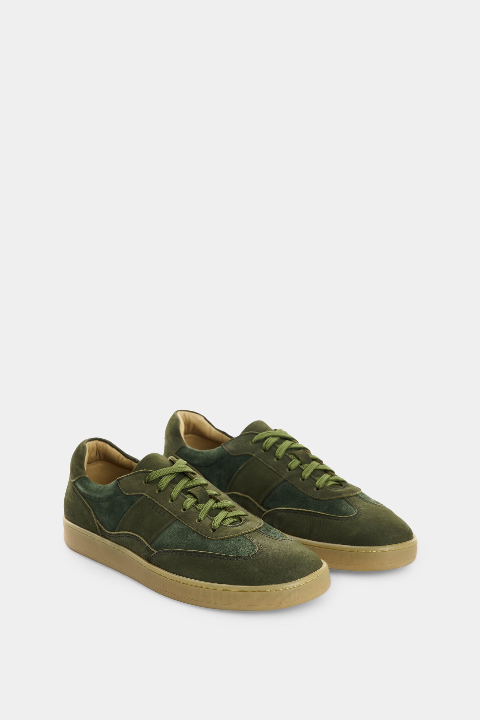 Leather Sneakers for Men Aqua