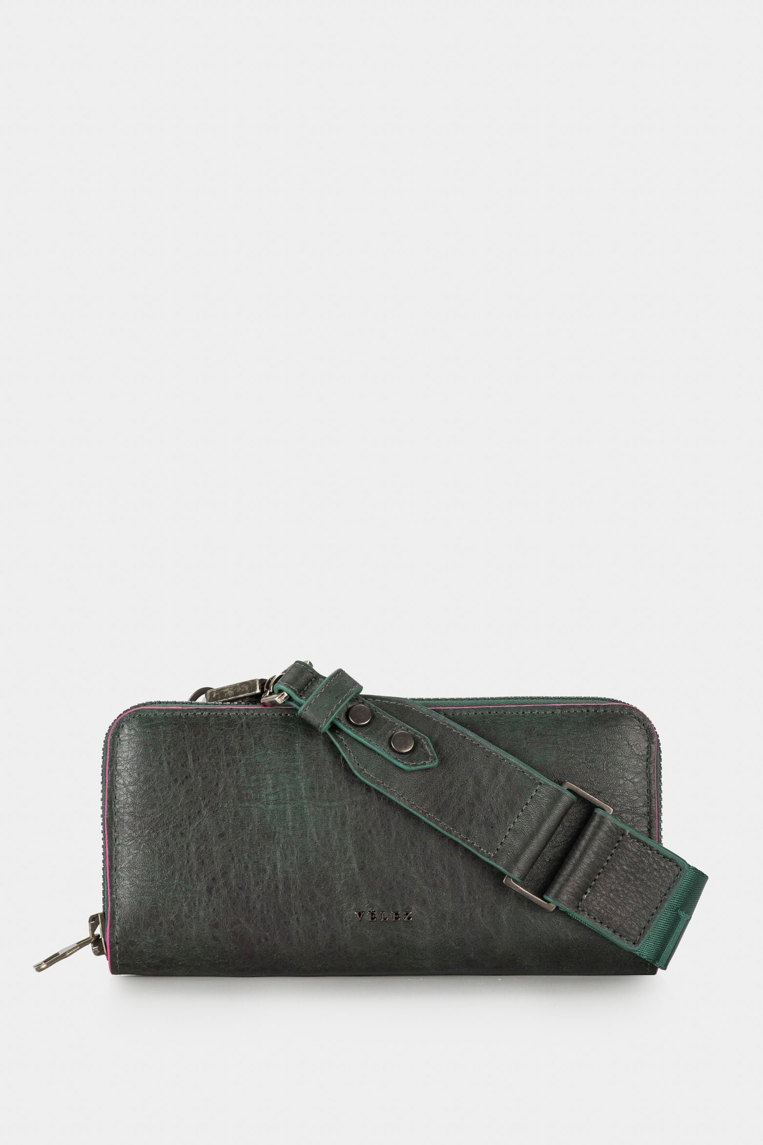 Women’s Vesuvius Leather Zip-Around Wallet with Internal Pocket