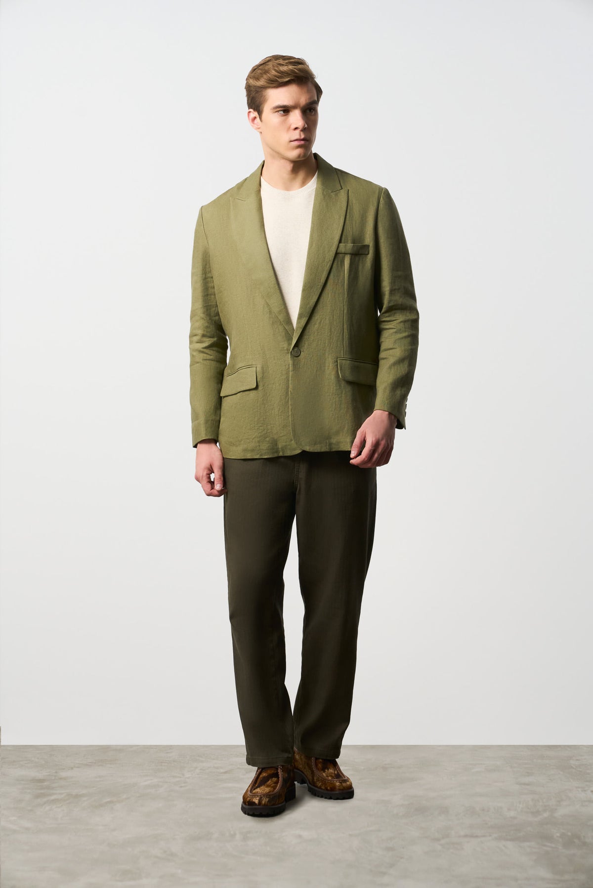 Short-sleeve woven shirt for men Ikal
