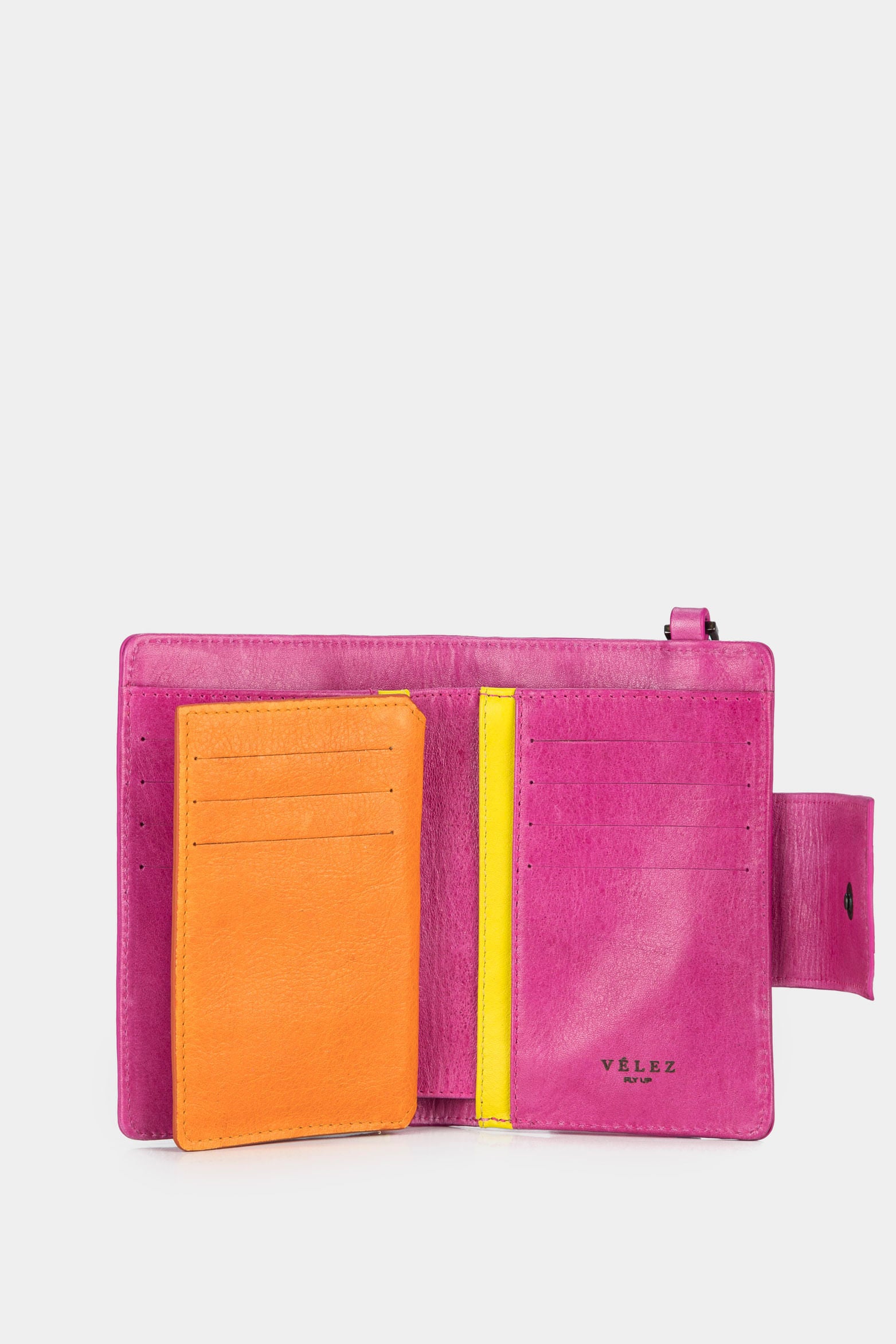 Women’s Alarcón Leather Wallet with Contrasting