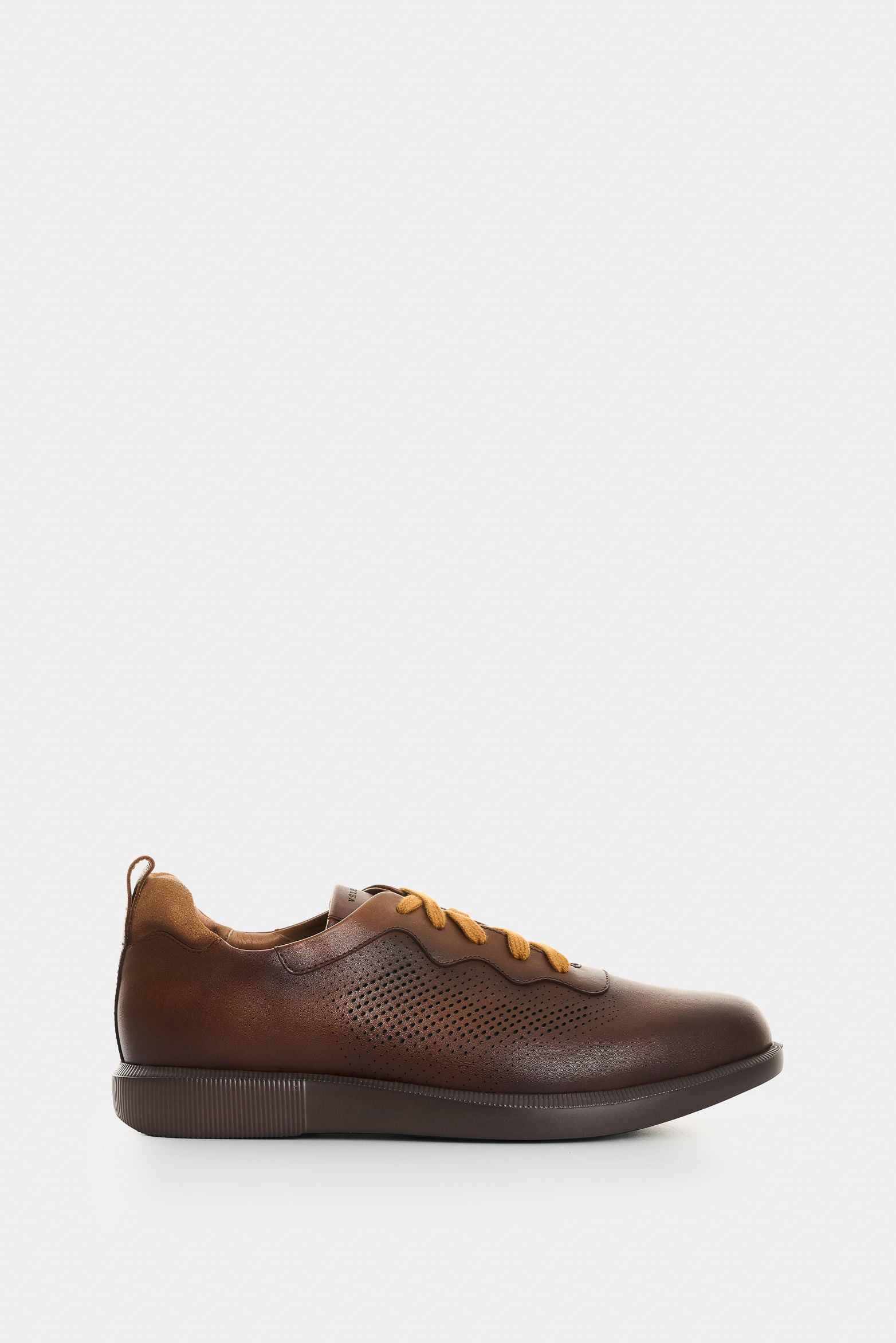 Aged leather lace-up shoe for men Nacar 2.0