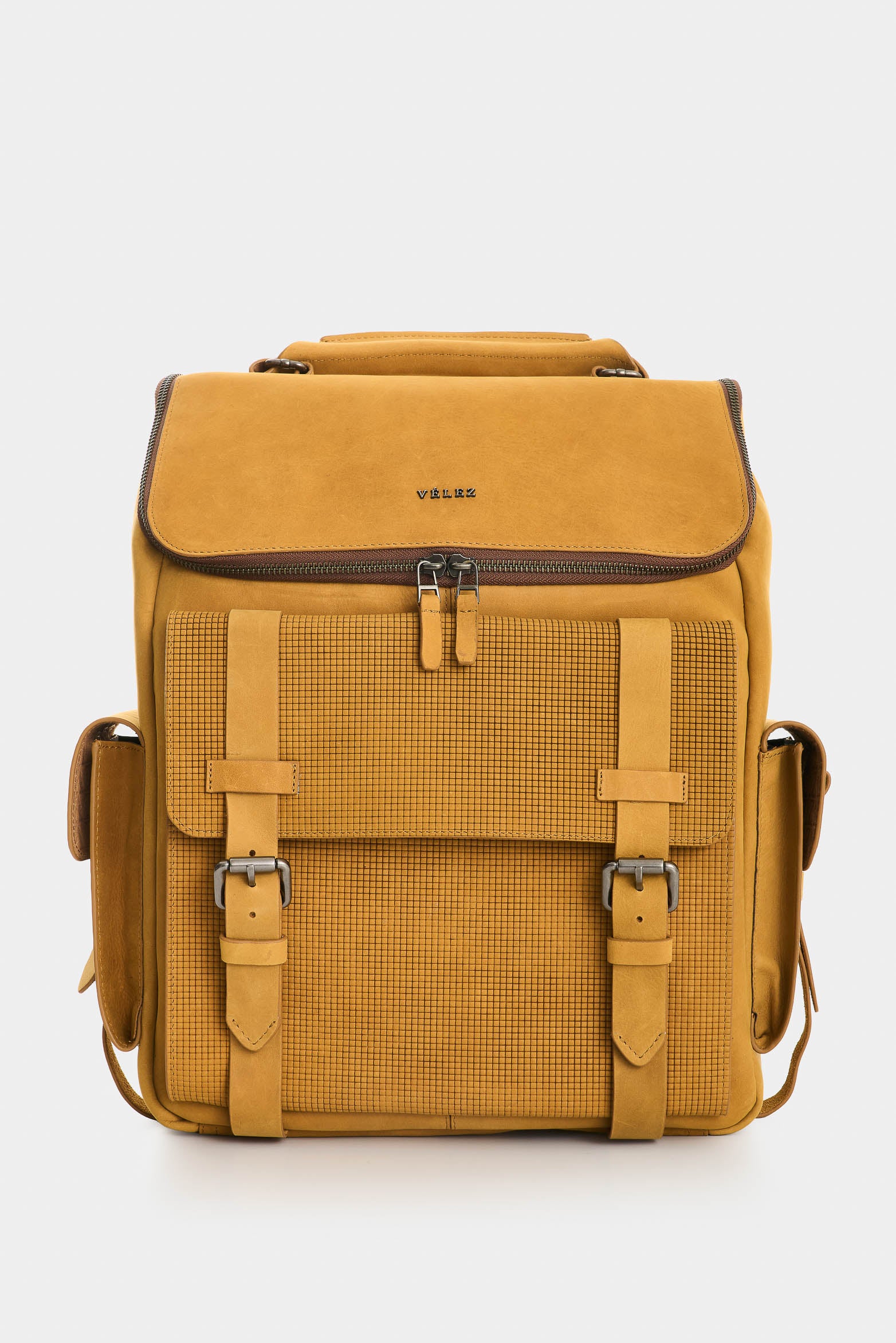 Achaeology Oregon leather backpack for men