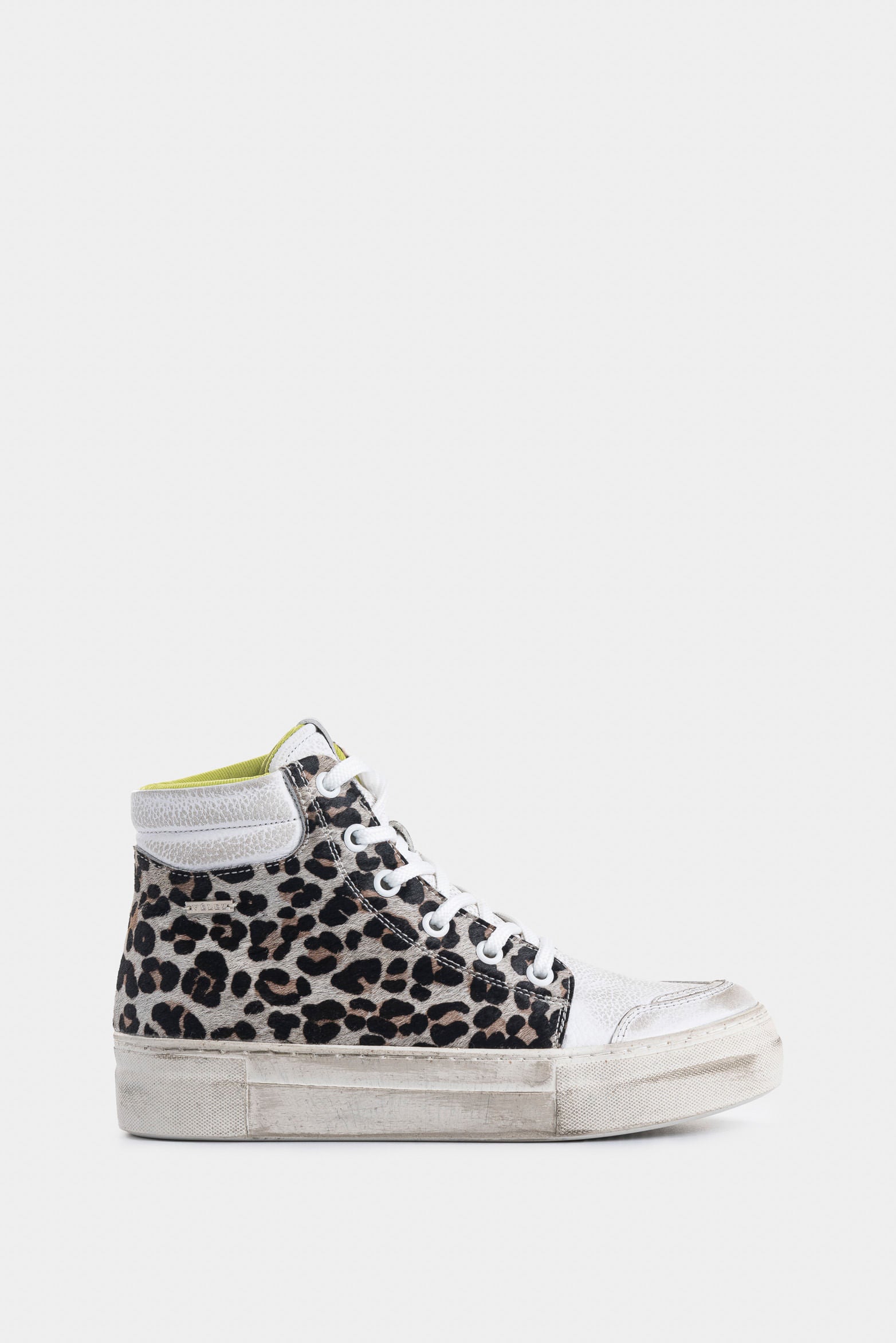 Animal Print Leather Tennis Shoes for Women