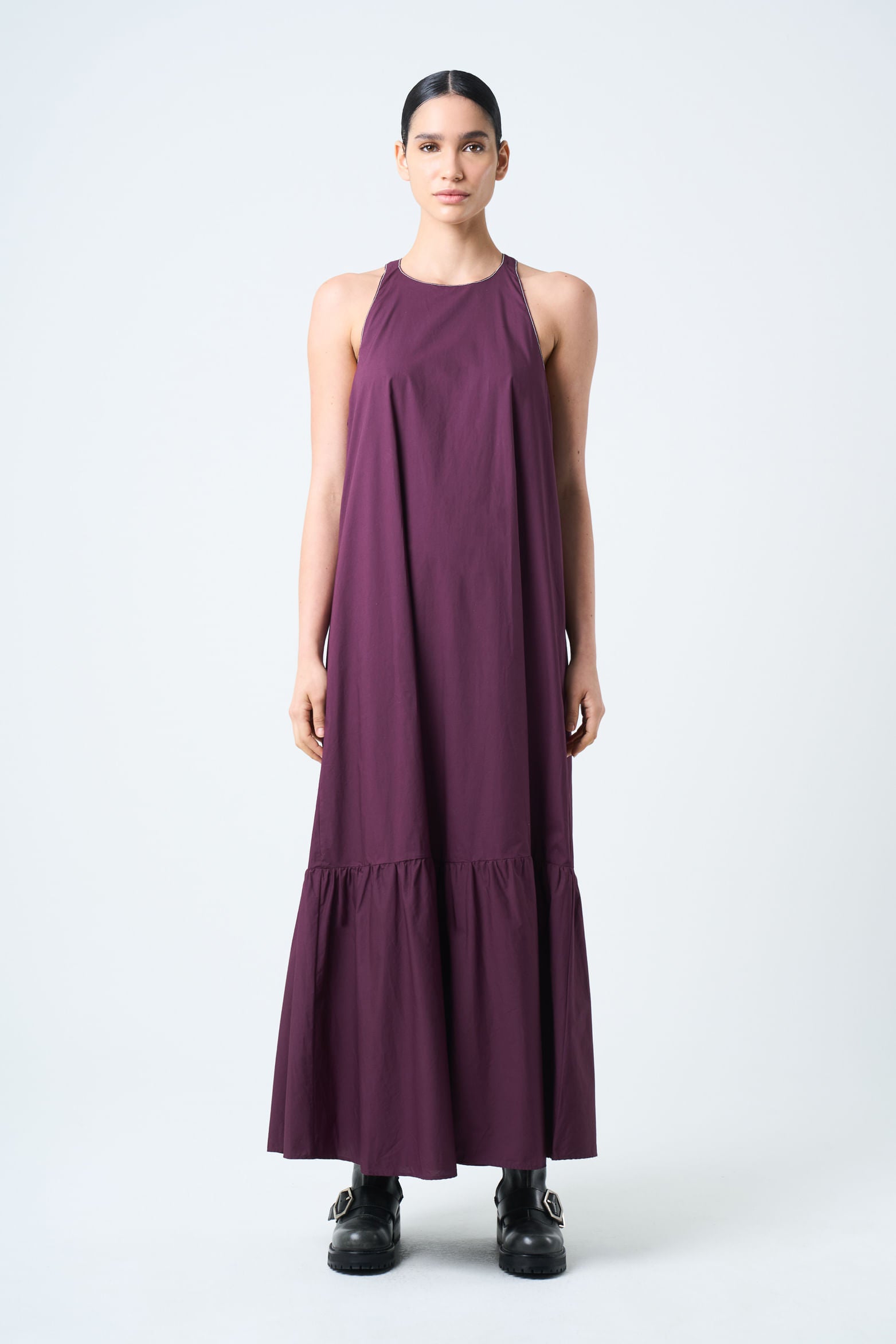 Acrux Loose-Fit Dress for Women Halter Neck