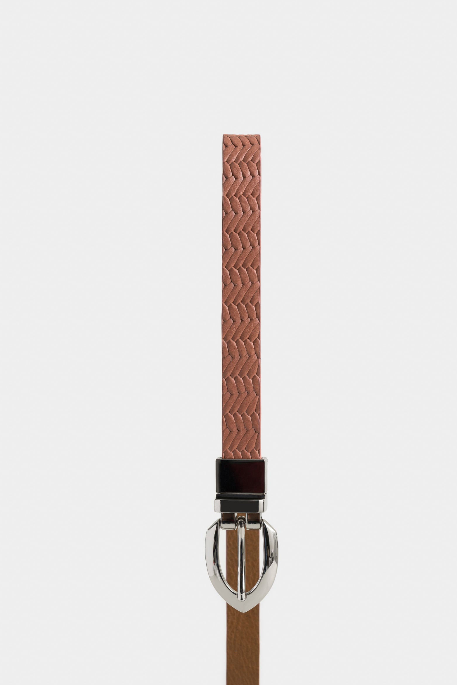 Double Faz Leather Belt for Women with Hexagonal Buckle
