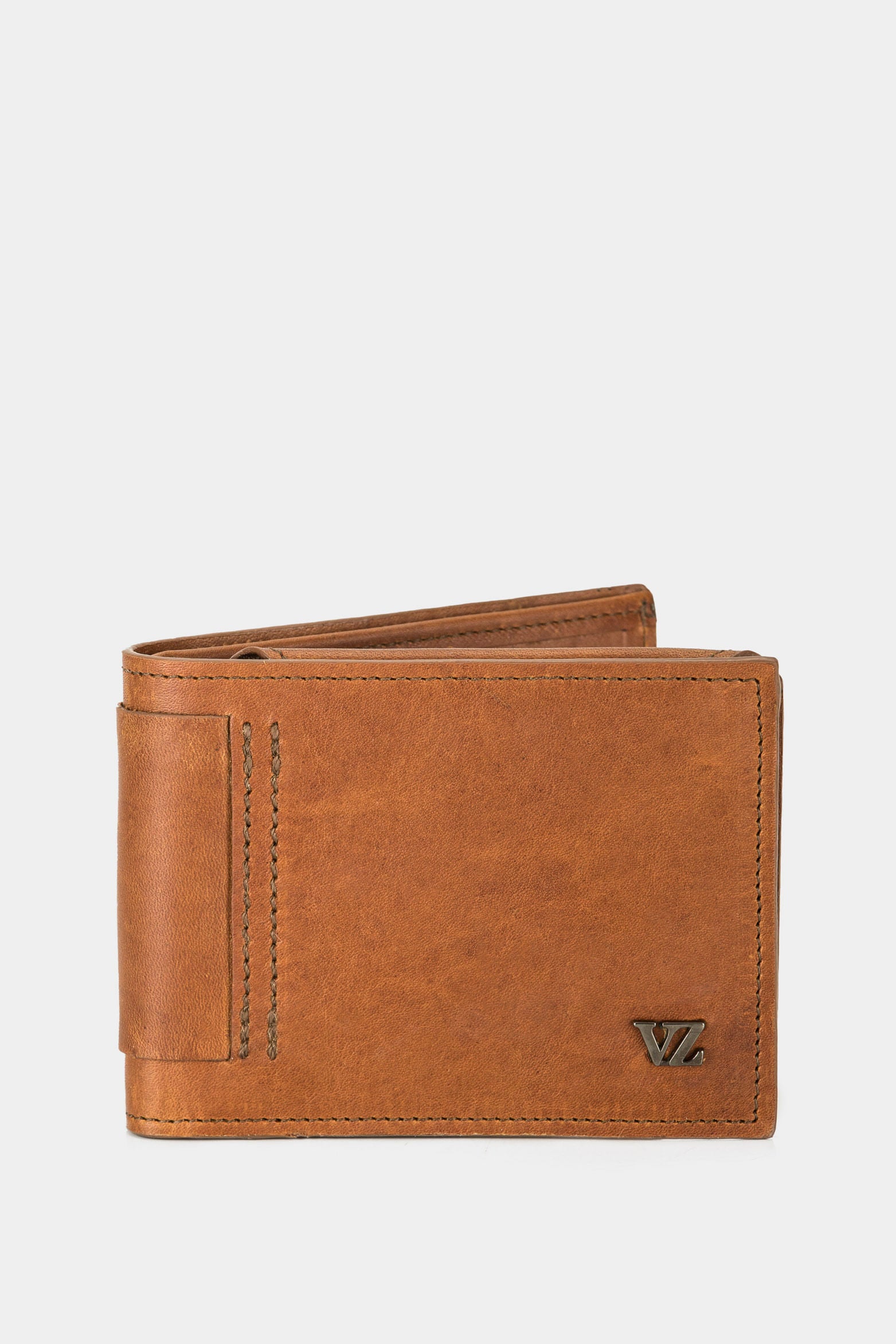 Vintage Leather Wallet and Keychain Kit