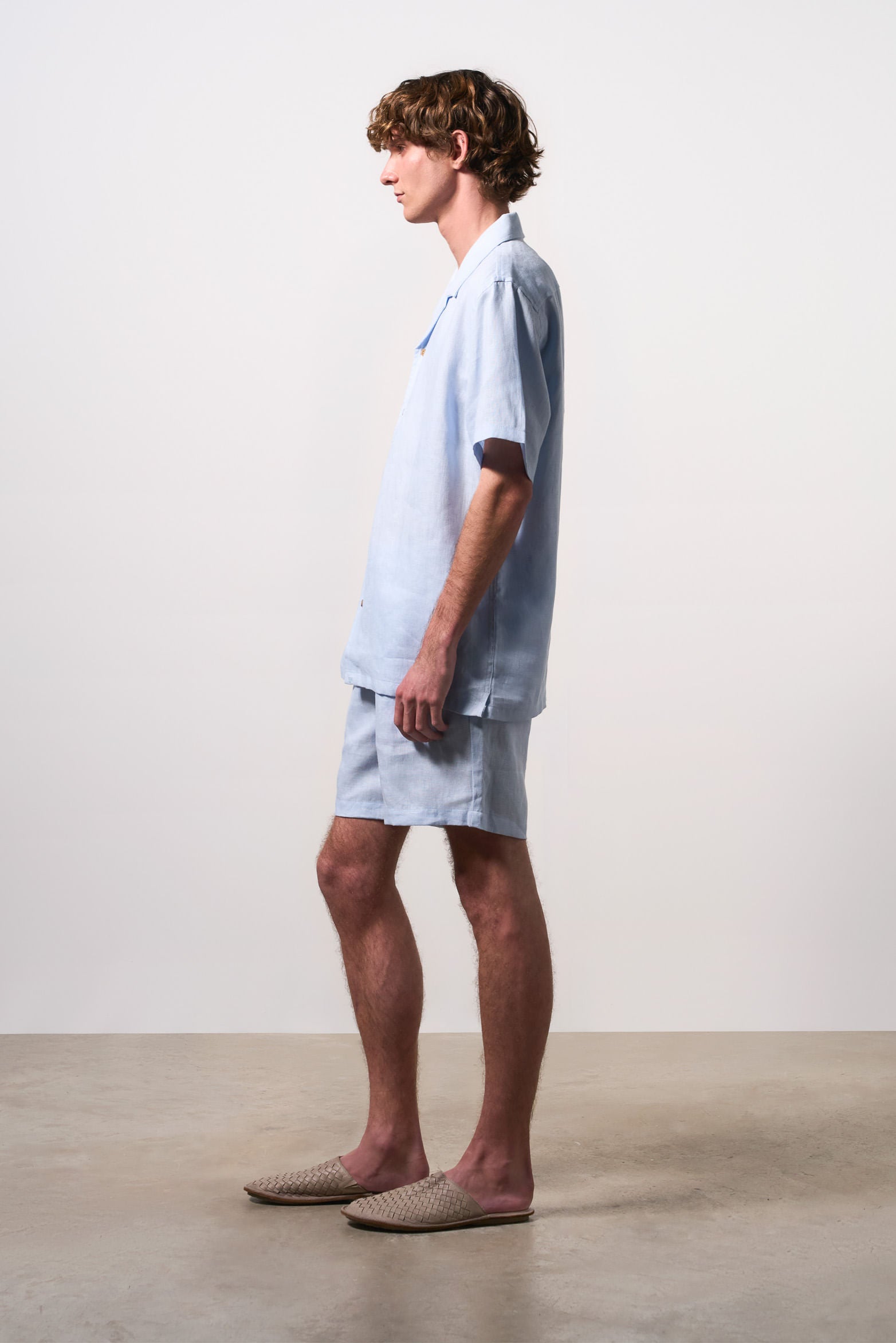 Men's Málaga Short Sleeve Linen Shirt