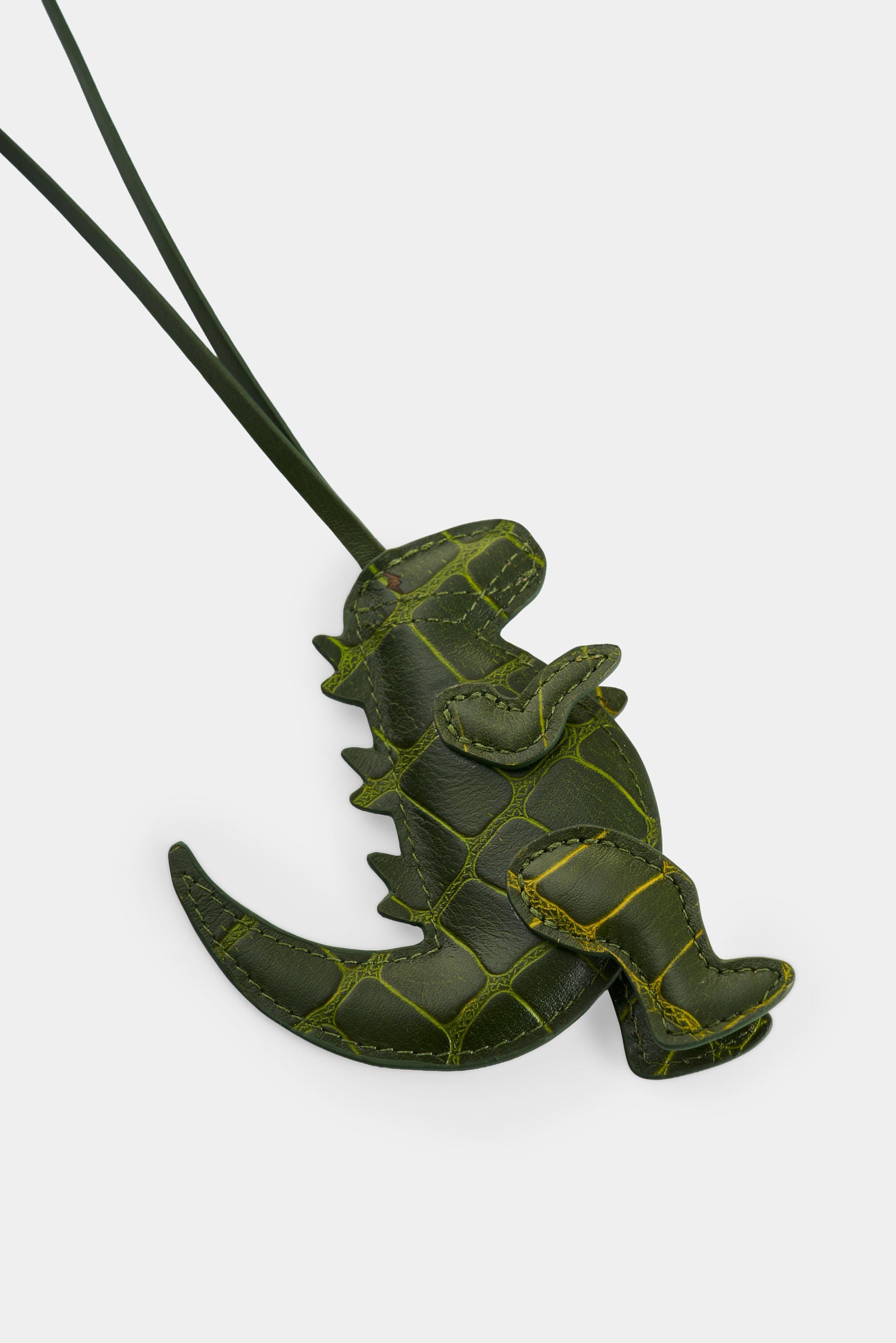 Dino Croco Leather Charm