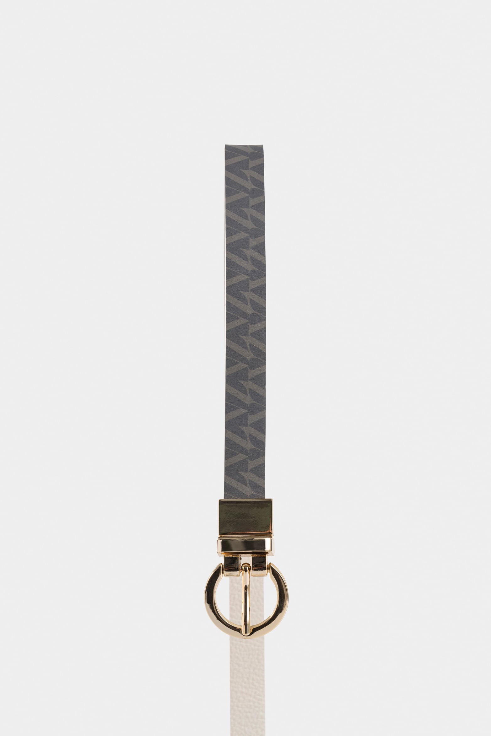 Double-Faced Leather Belt for Women, Monogram