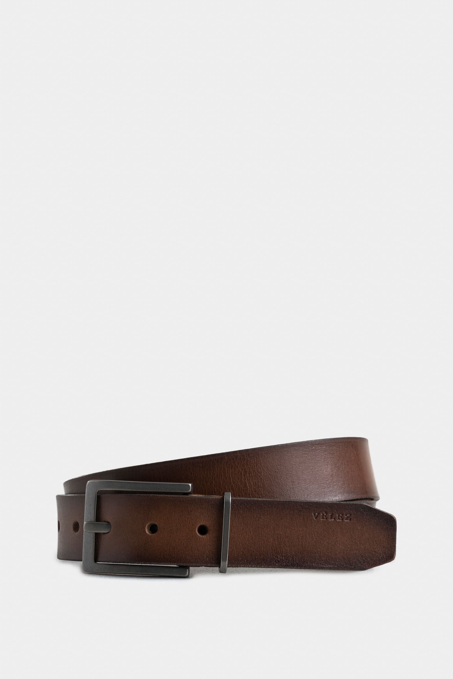 Turkana 2 Trapezoid Tip Leather Belt for Men
