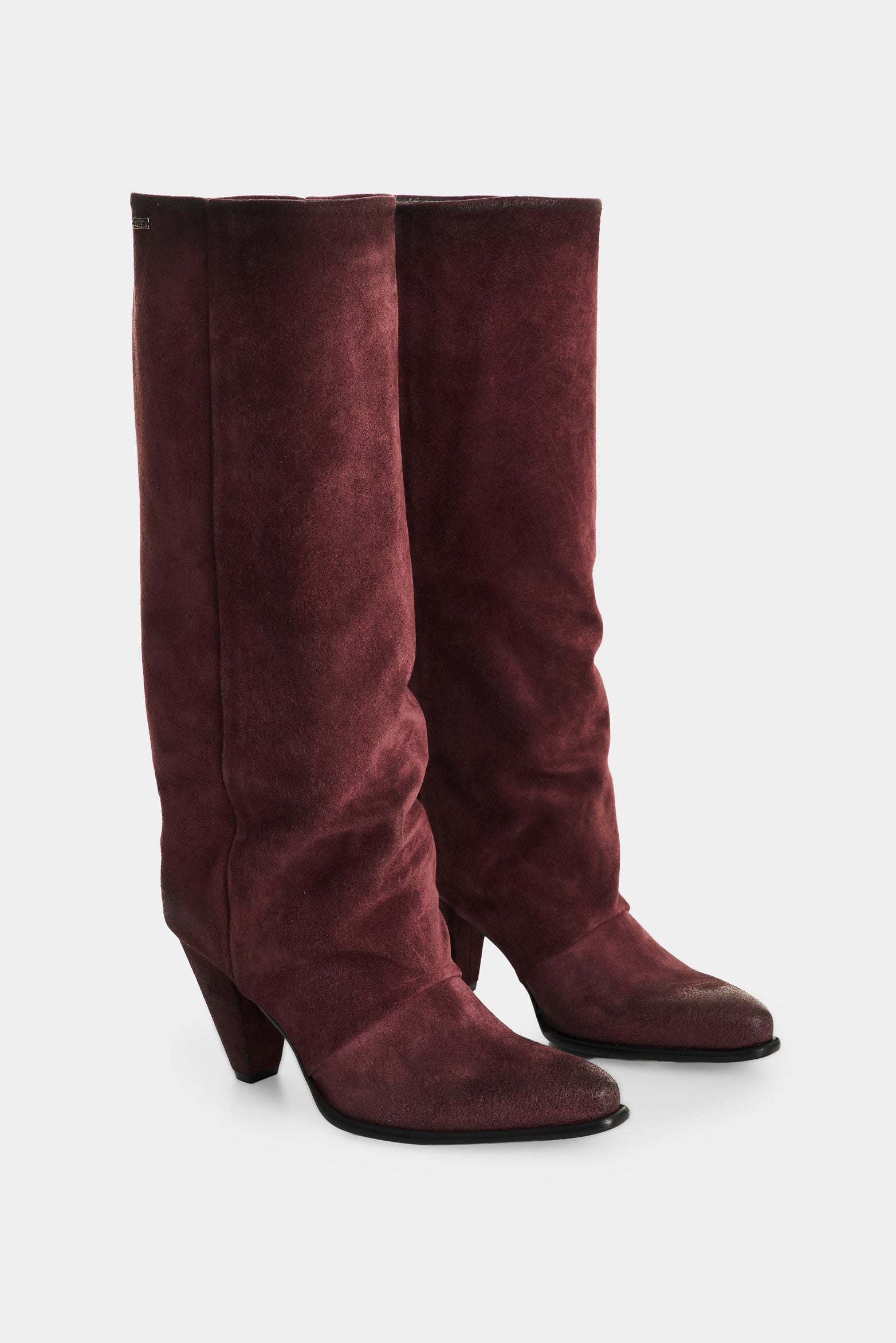 Suede leather western boot for women Sierra