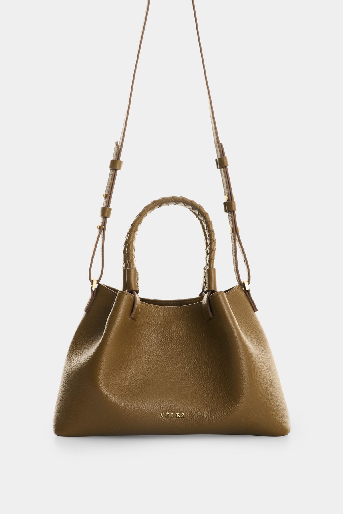 Leather crossbody bag for women Alessia