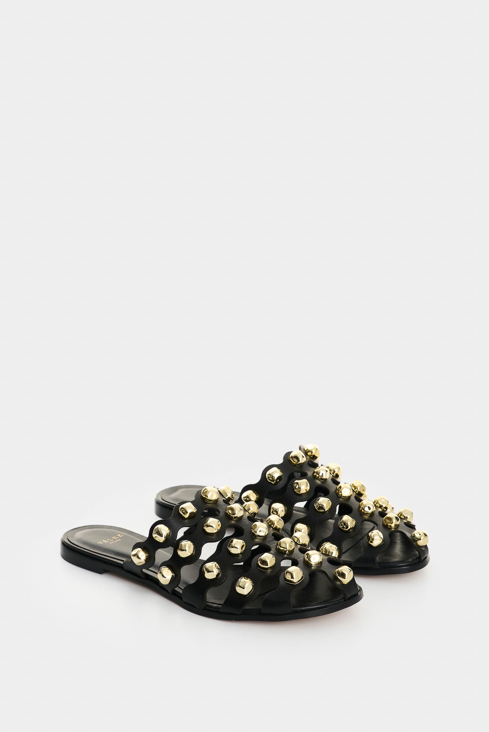 Leather Ballet Flats for Women Mist