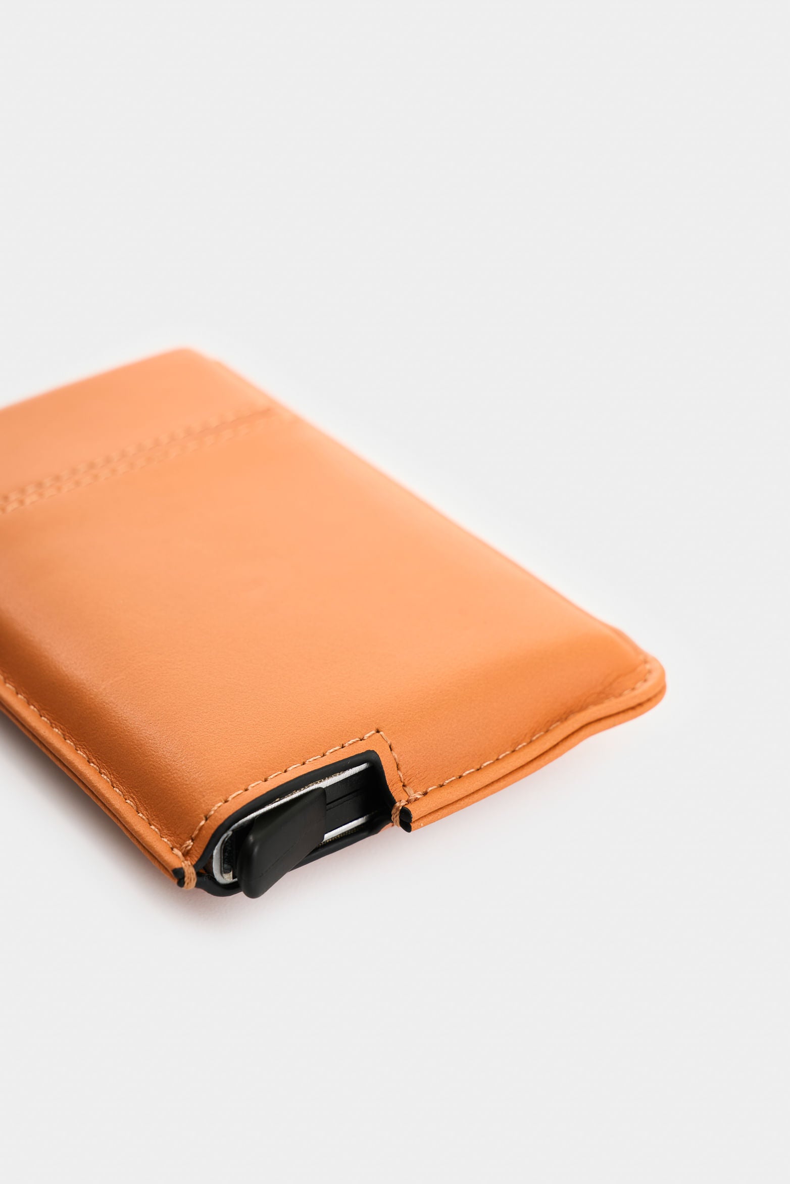 Miniwallet leather document holder for men