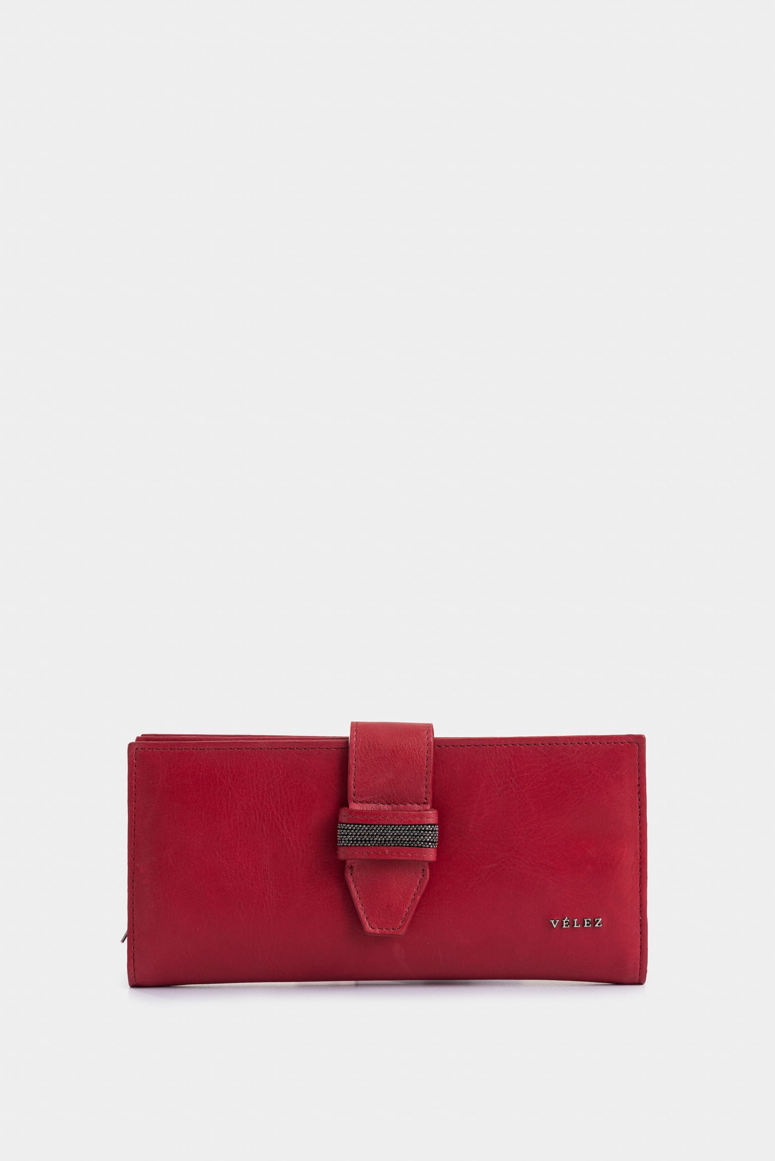 Kauai Leather Checkbook Holder for Women Woven Detail