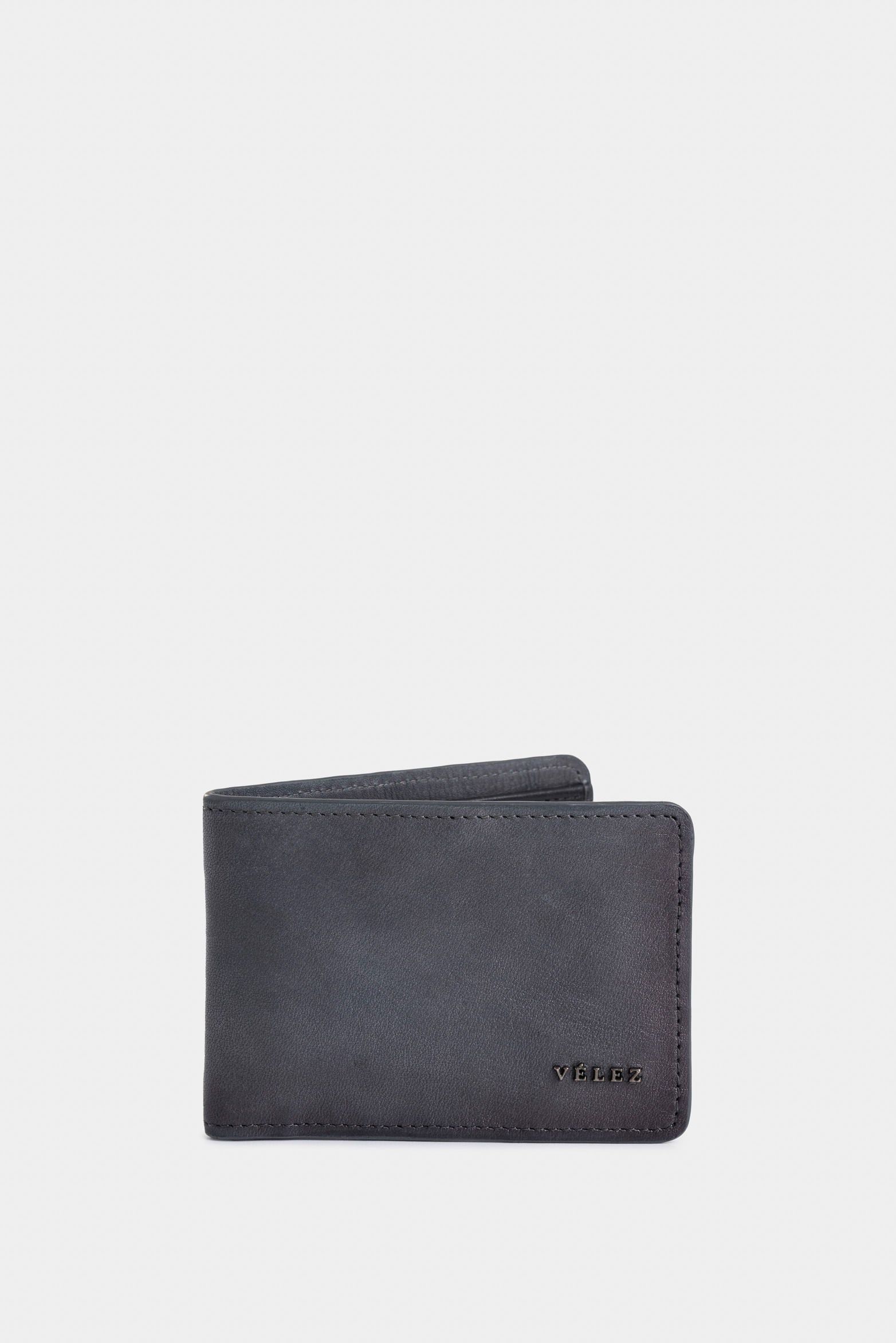 Yucatán Leather Wallet for Men with Contrast Detail