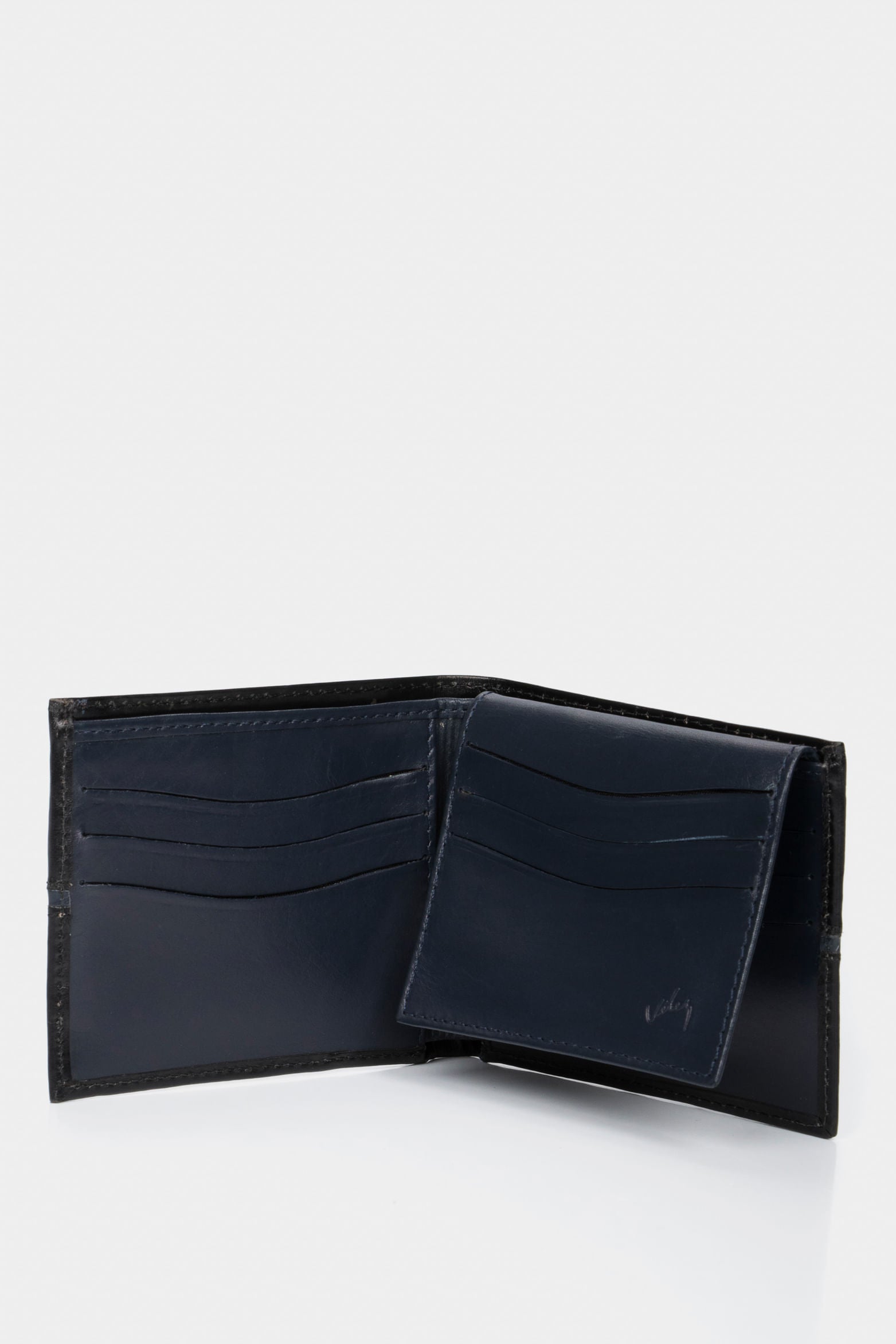 Maple Wallet in Black Leather