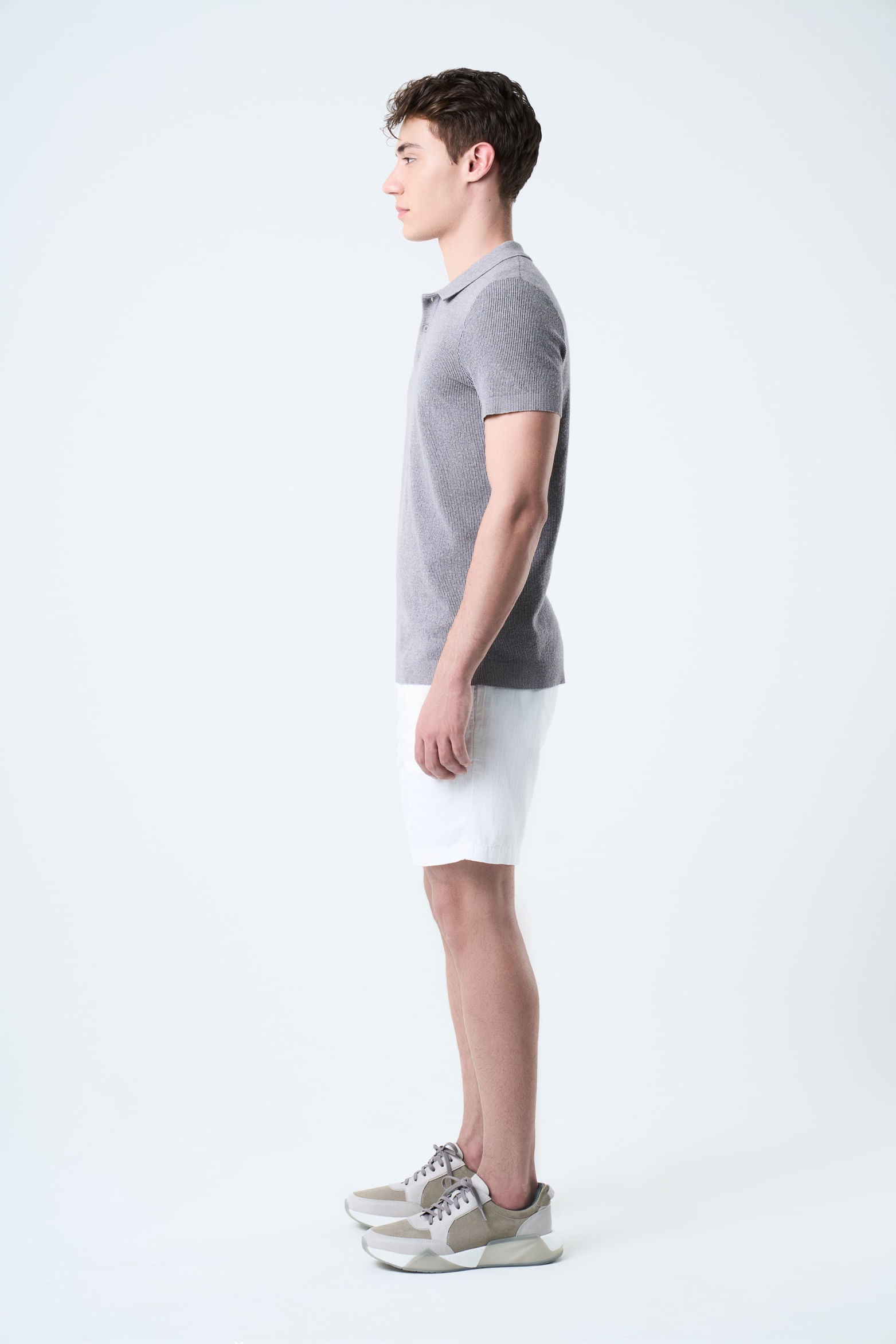 Marfil Linen Bermuda Shorts for Men Wide Fit