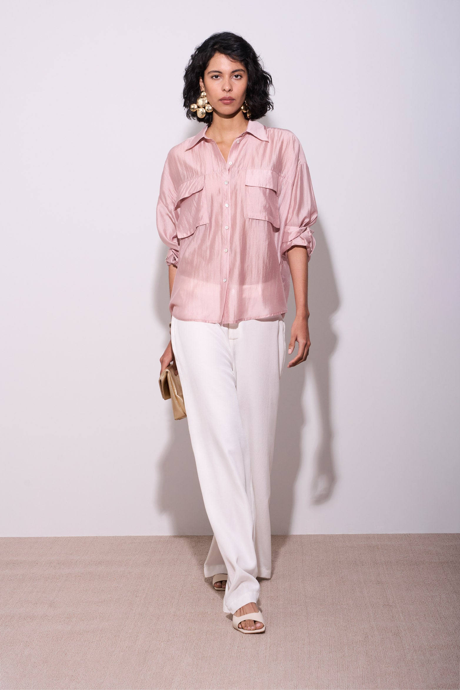 Long-sleeve shirt for women Pearl